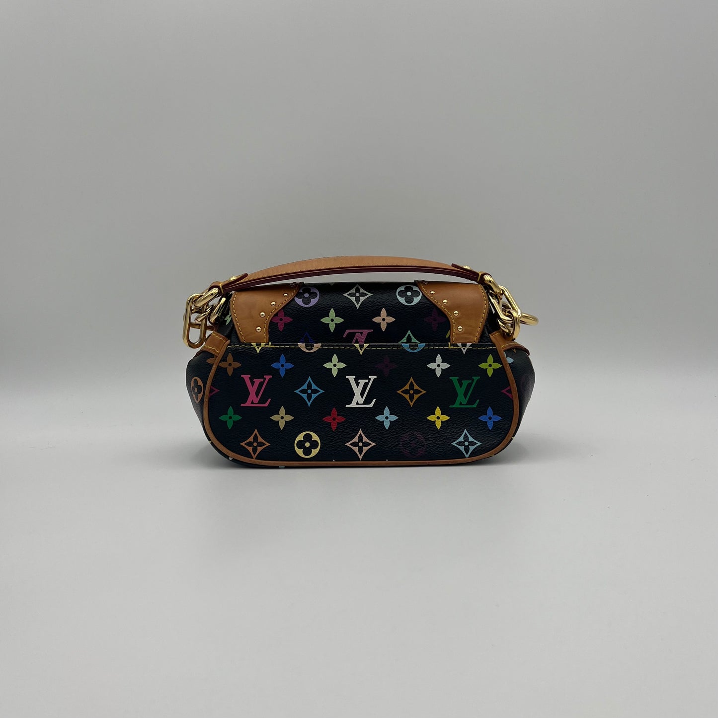 LV Black Multicolor Marilyn Handbag