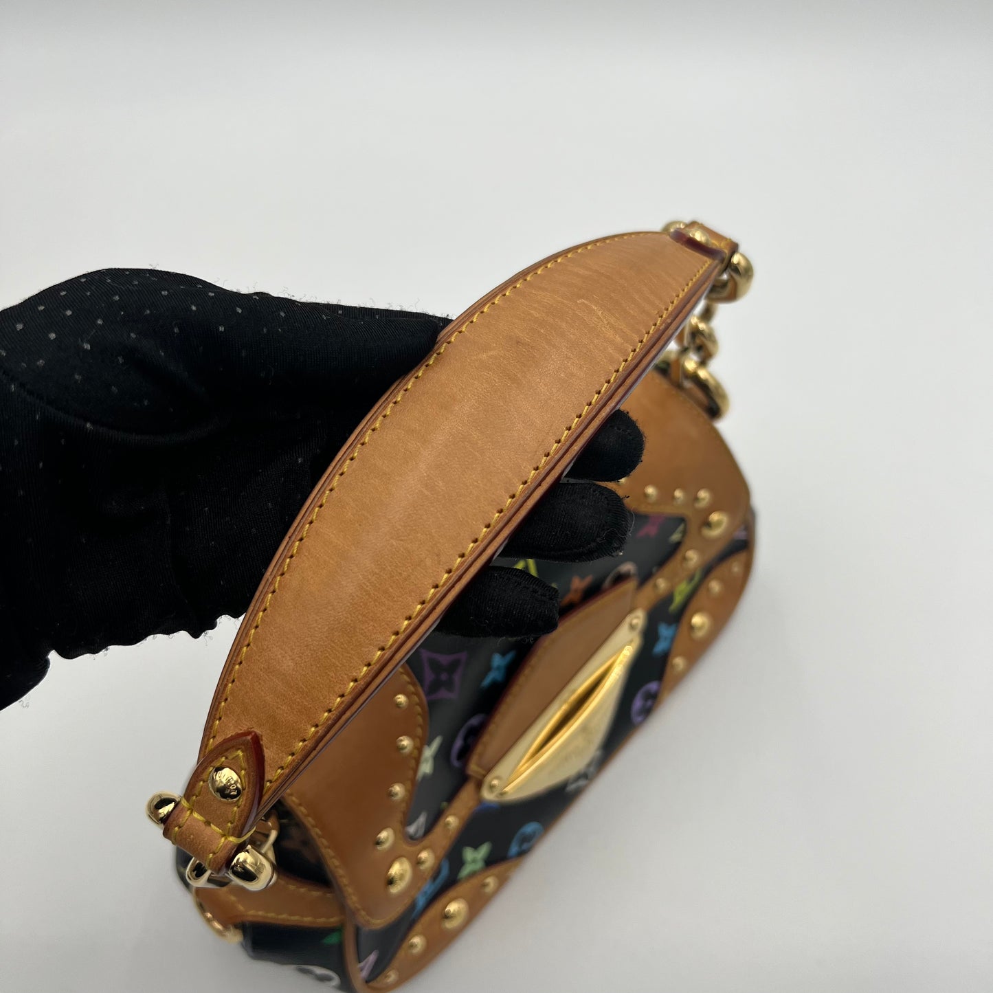 LV Black Multicolor Marilyn Handbag
