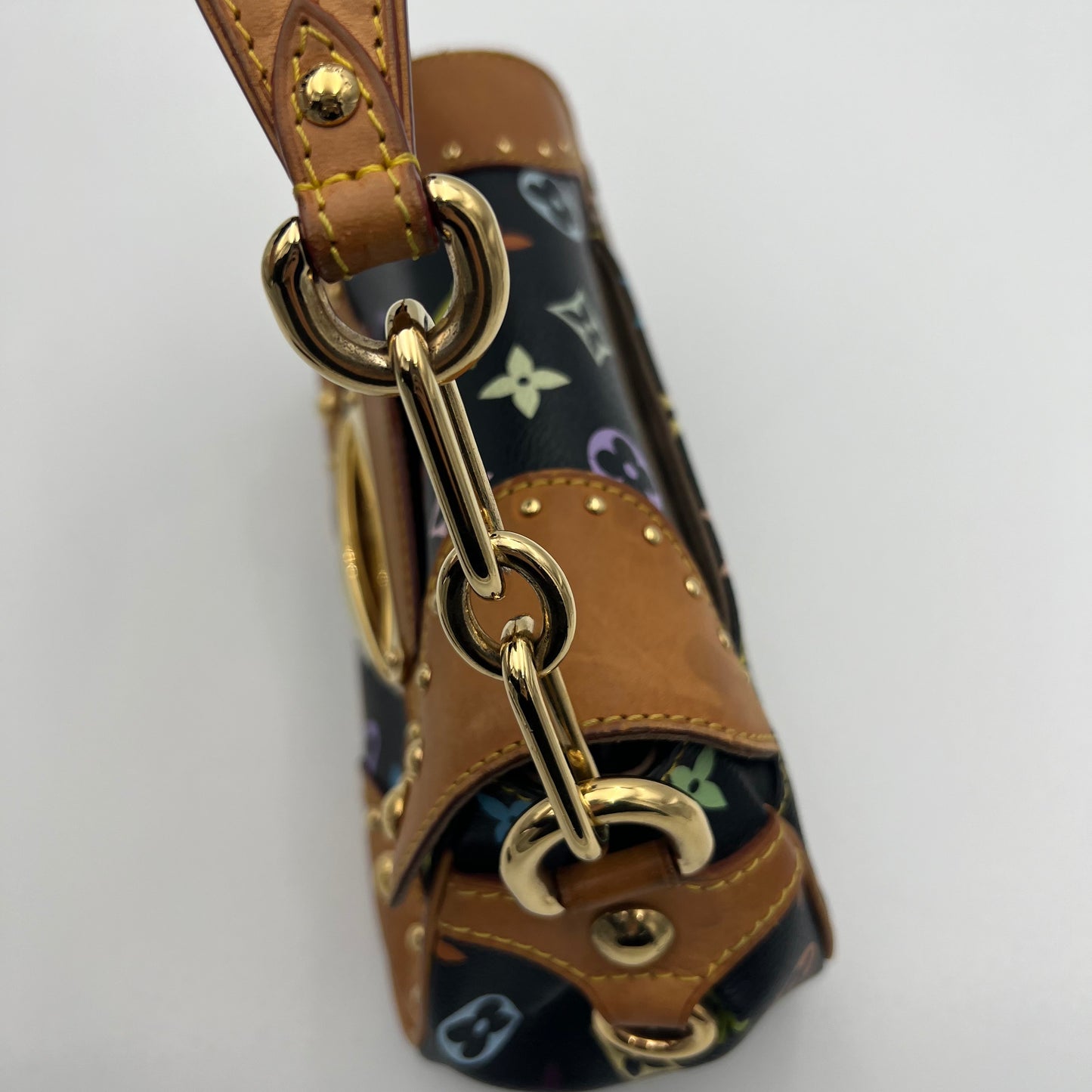 LV Black Multicolor Marilyn Handbag