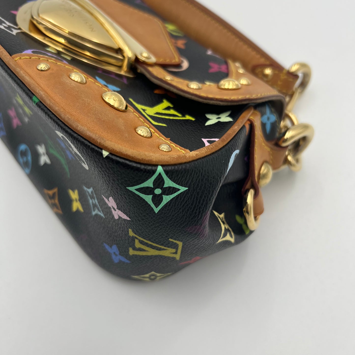 LV Black Multicolor Marilyn Handbag