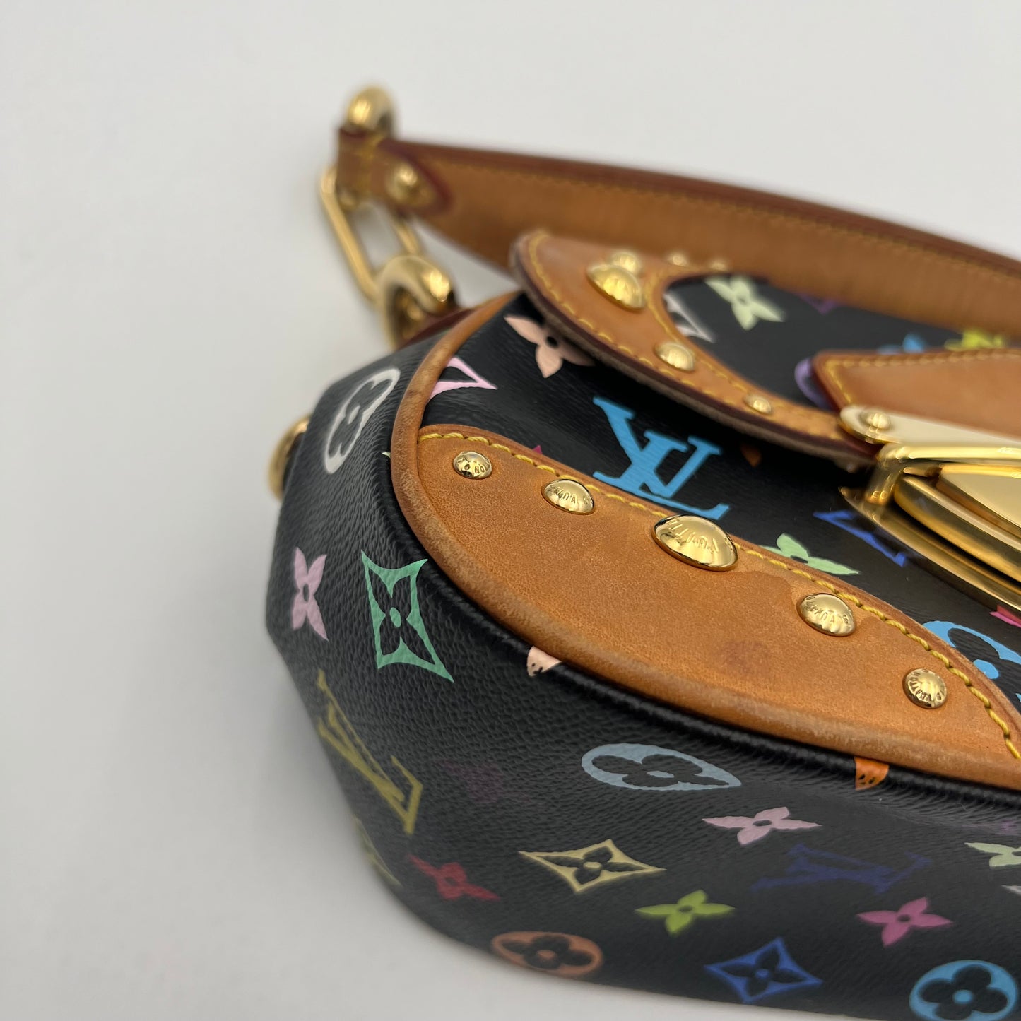LV Black Multicolor Marilyn Handbag