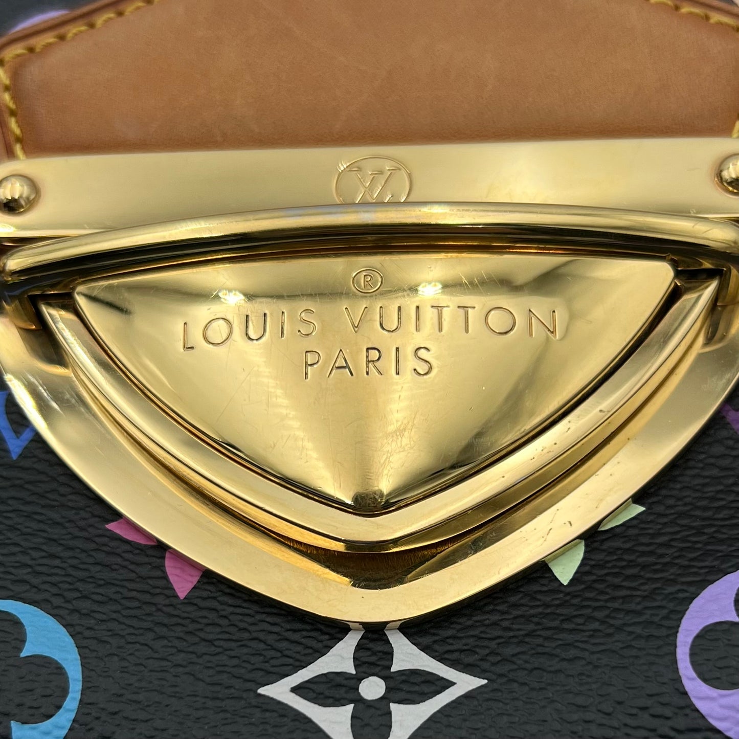 LV Black Multicolor Marilyn Handbag