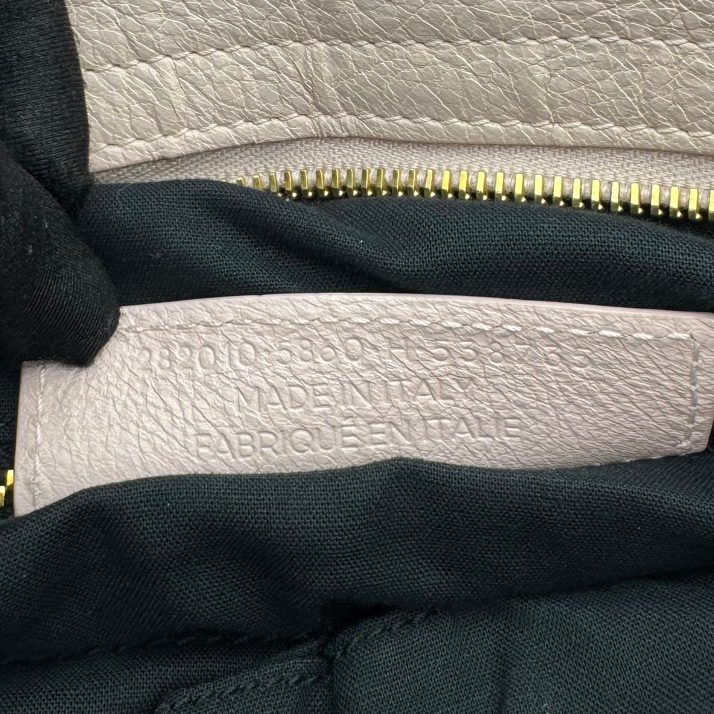 Balenciaga Gray Leather Classic City GHW