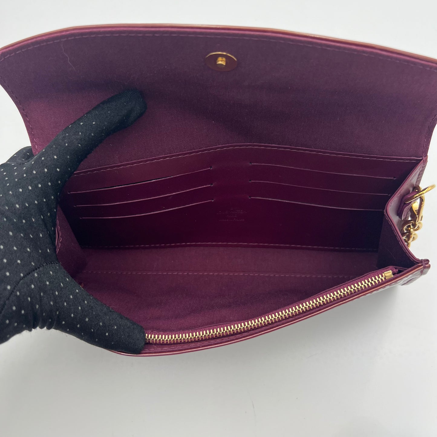 LV Rouge Fauviste Vernis Sunset Boulevard Bag