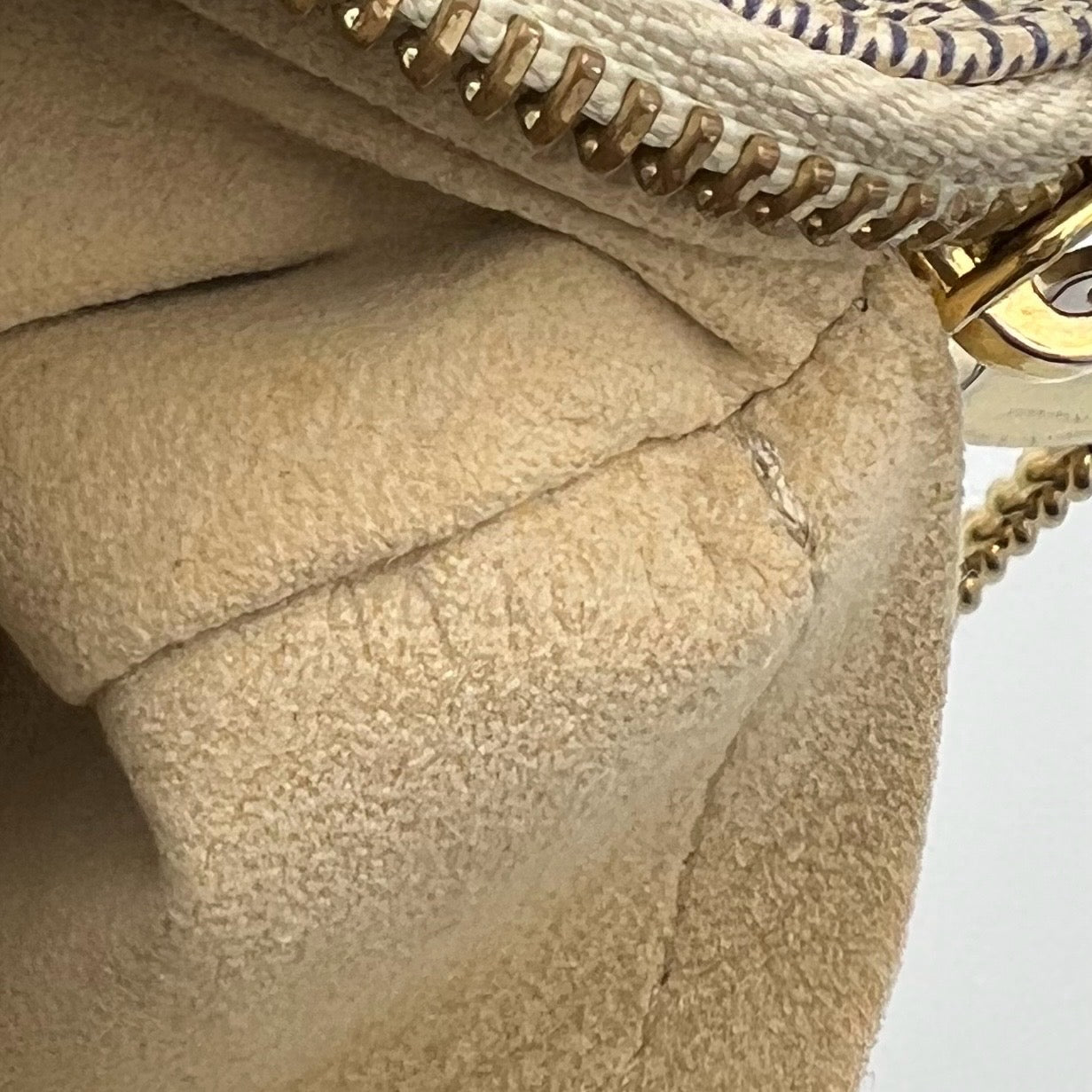 LV Damier Azur Milla Pochette MM