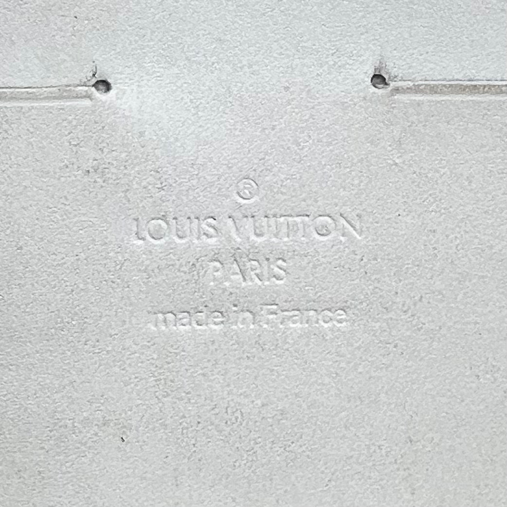 LV Light Yellow Vernis Sunset Boulevard Clutch