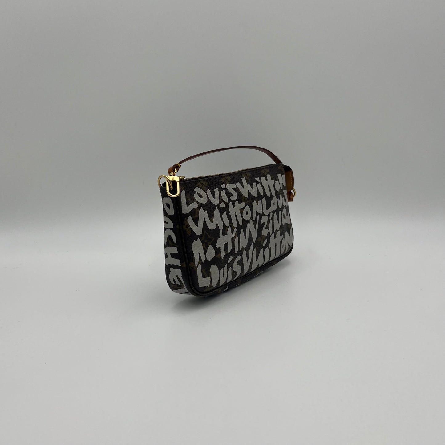 LV Stephen Sprouse White Graffiti Pochette