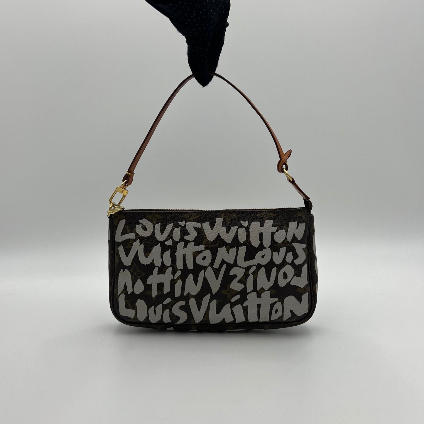 LV Stephen Sprouse White Graffiti Pochette