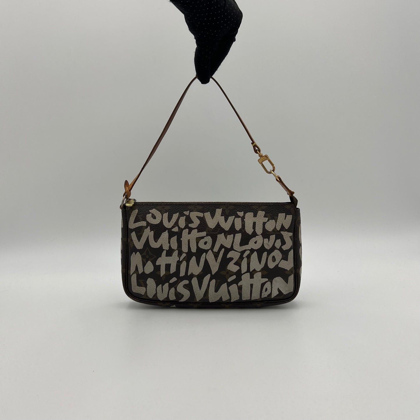 LV Stephen Sprouse White Graffiti Pochette