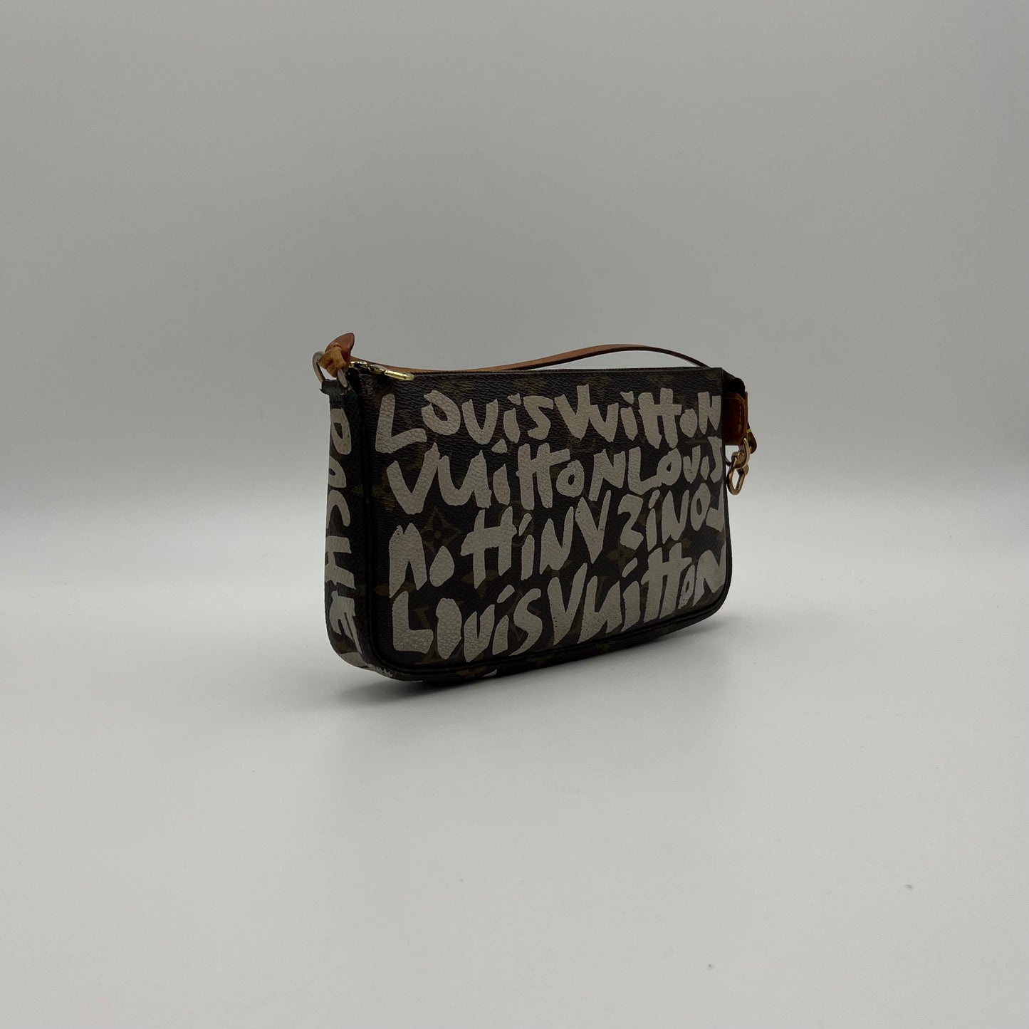 LV Stephen Sprouse White Graffiti Pochette