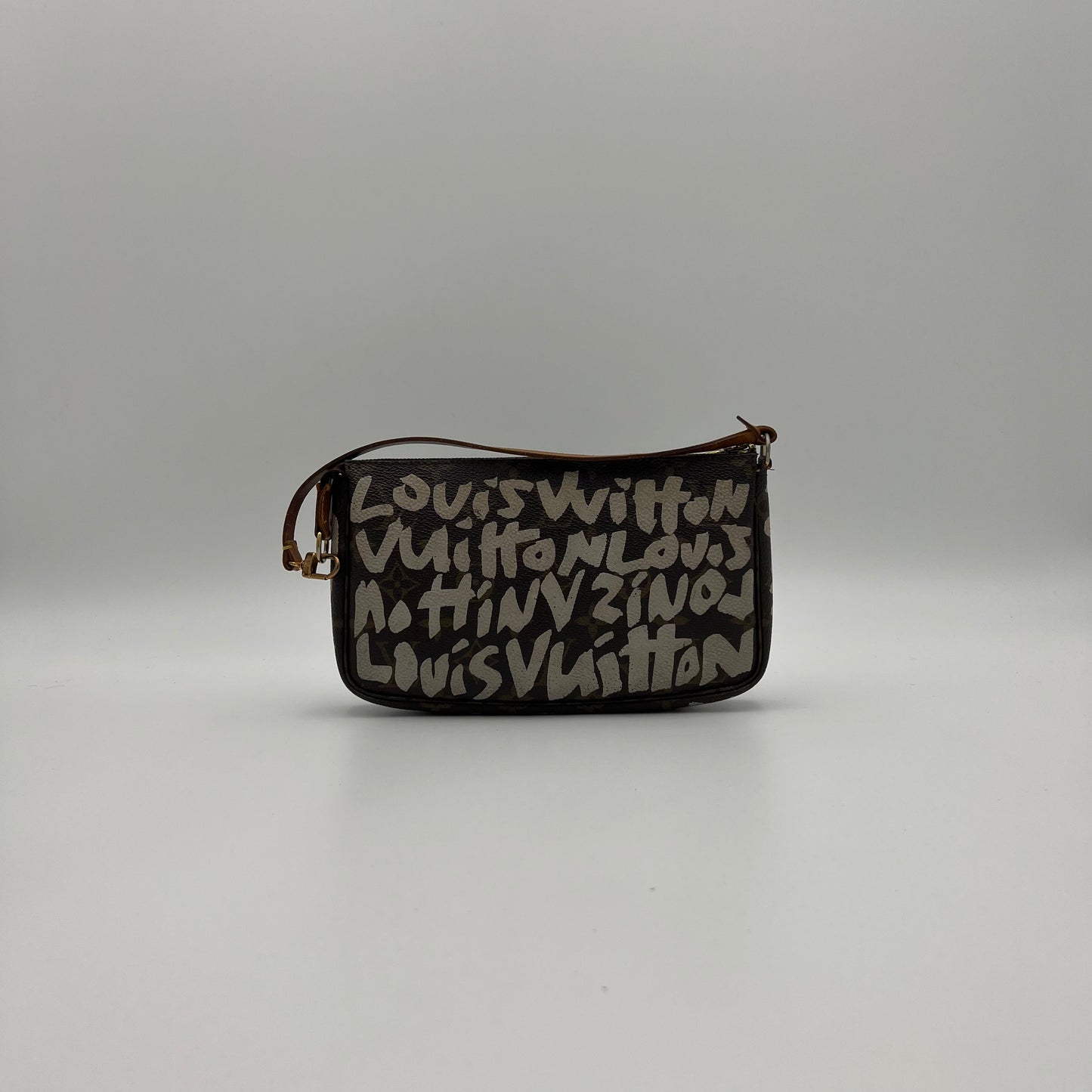 LV Stephen Sprouse White Graffiti Pochette