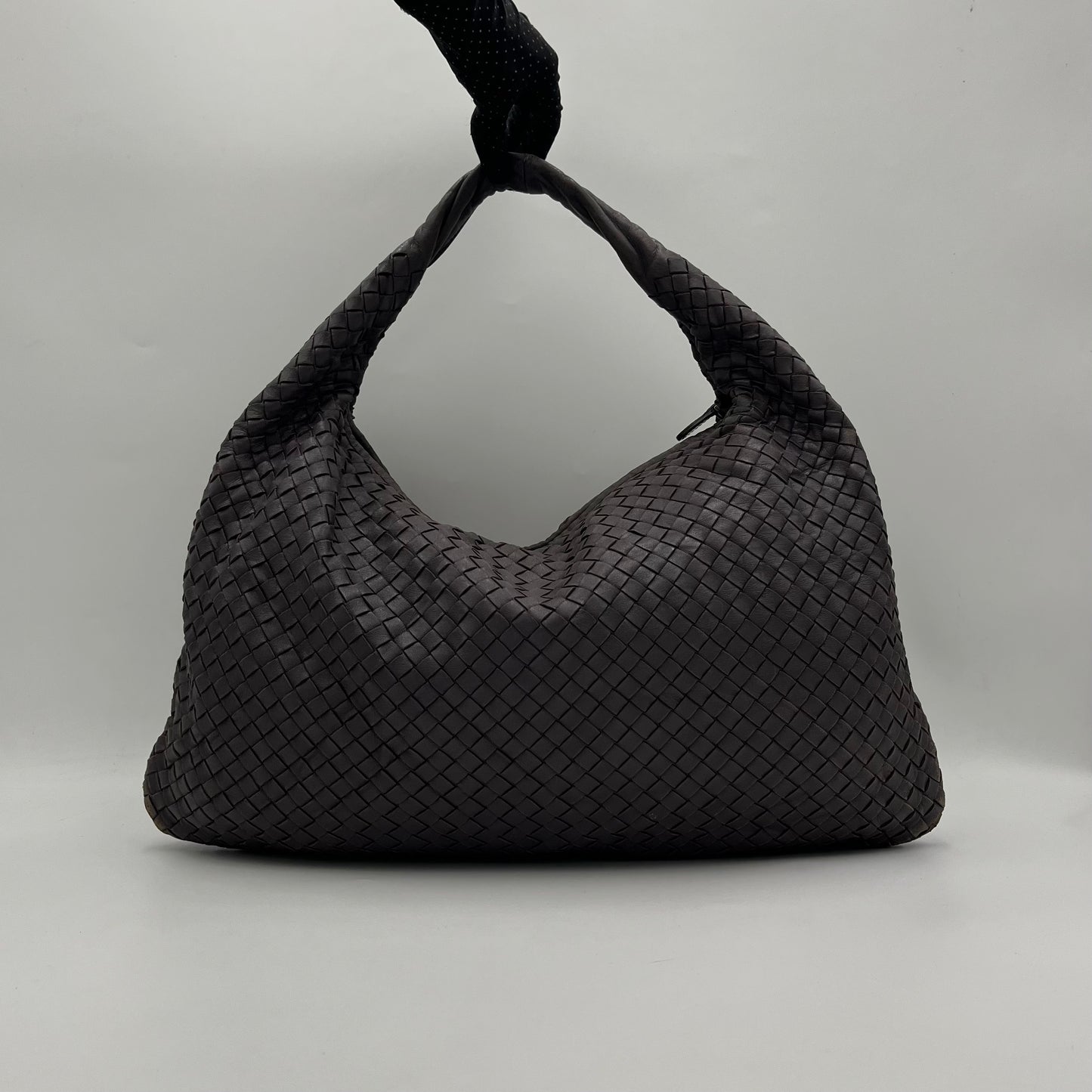 Bottega Veneta Brown Intrecciato Large Hobo Bag