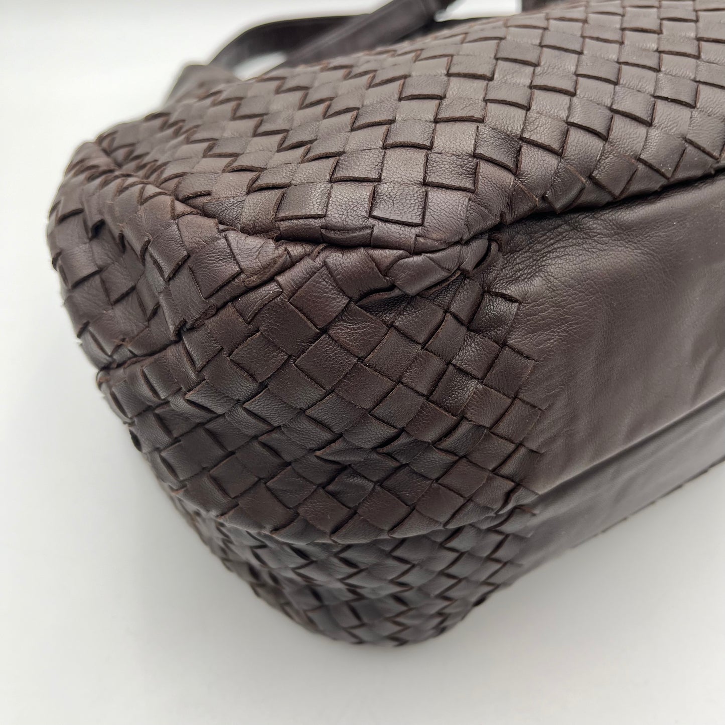 Bottega Veneta Brown Intrecciato Campana Large Hobo Bag
