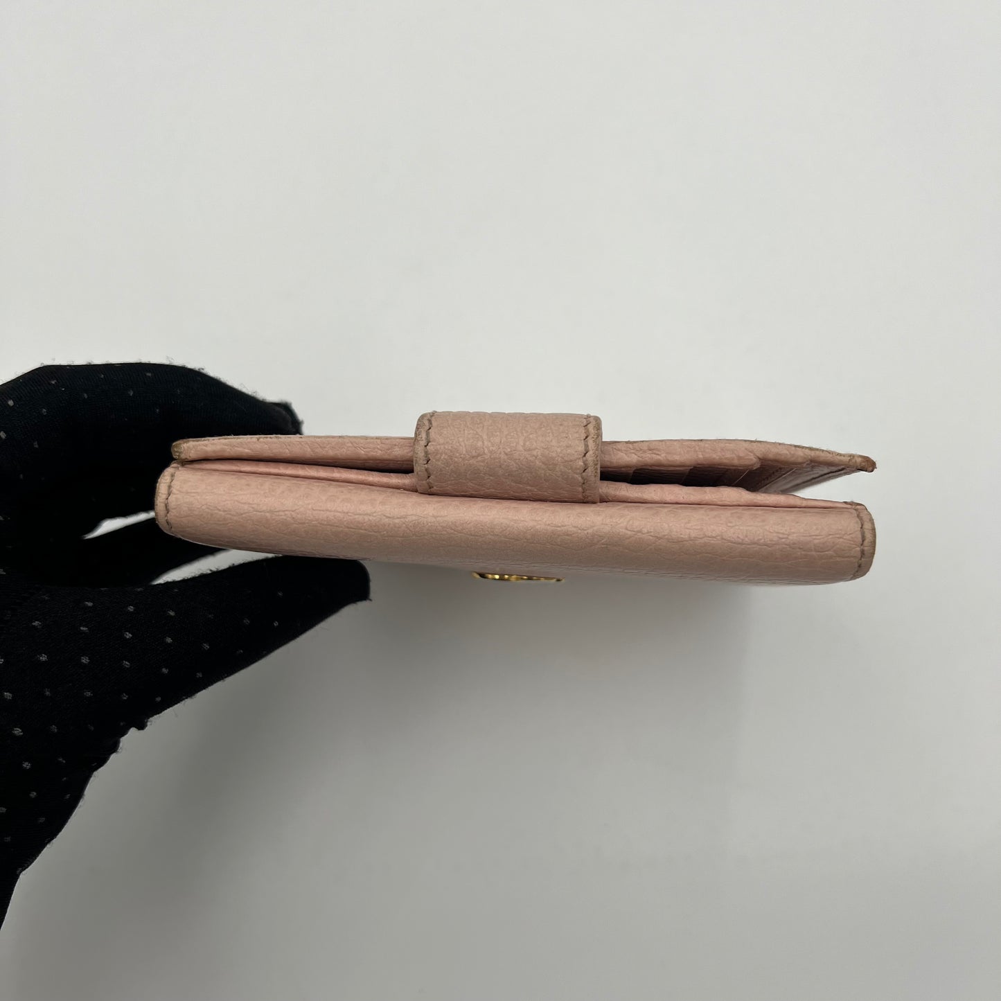 Gucci Light Pink Marmont Short Compact Wallet
