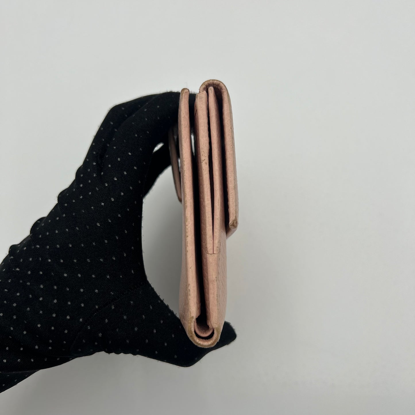Gucci Light Pink Marmont Short Compact Wallet