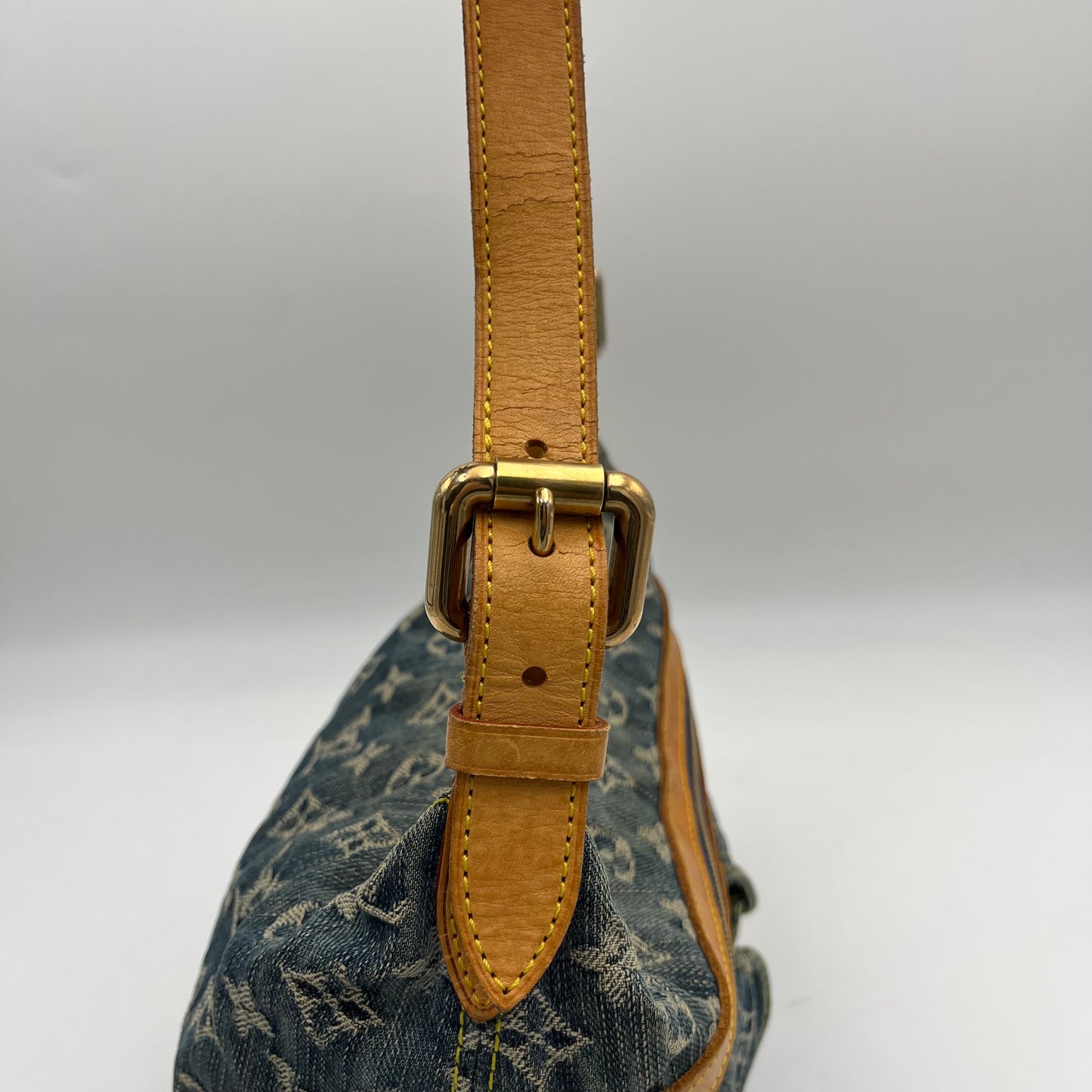 LV Monogram Denim Baggy PM