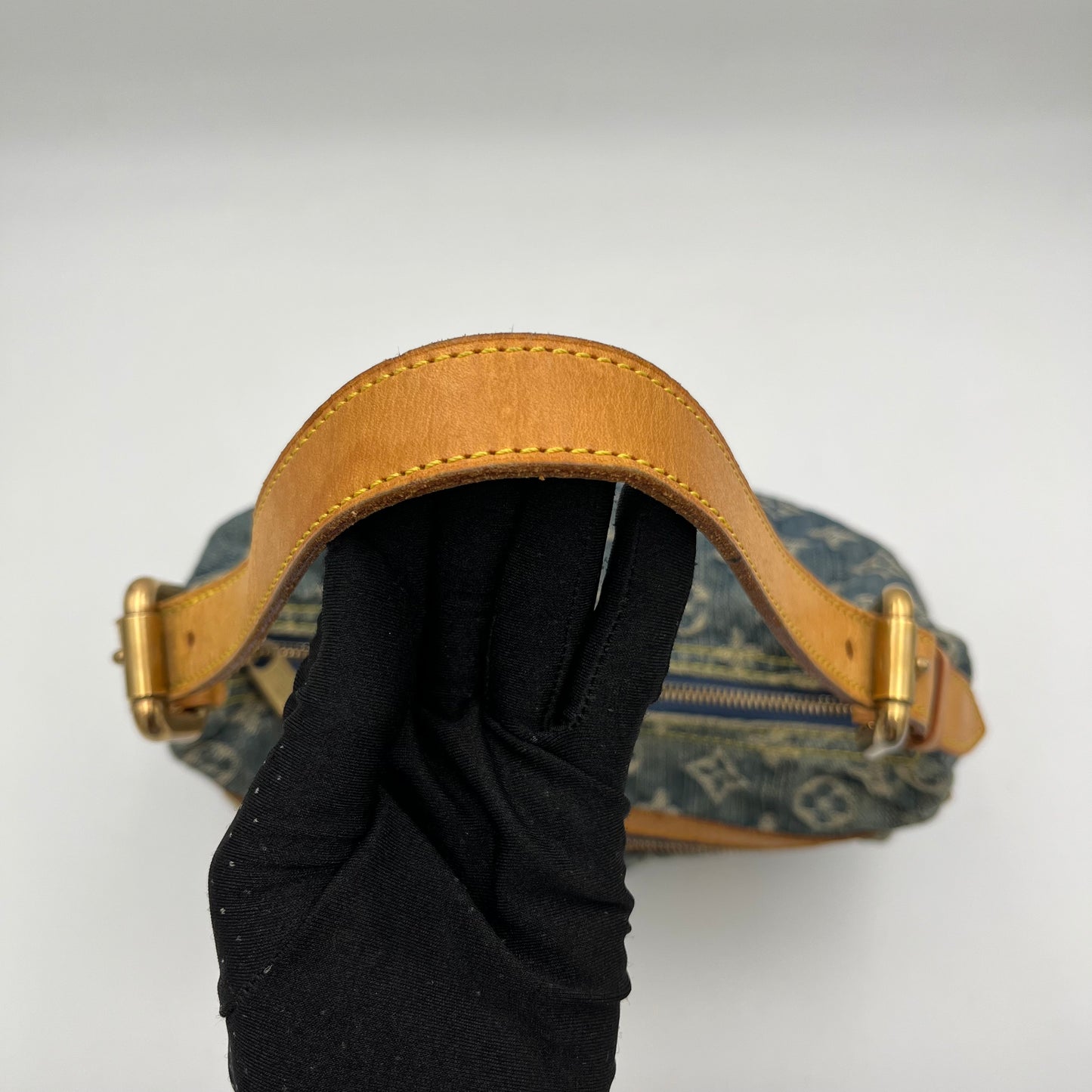 LV Monogram Denim Baggy PM