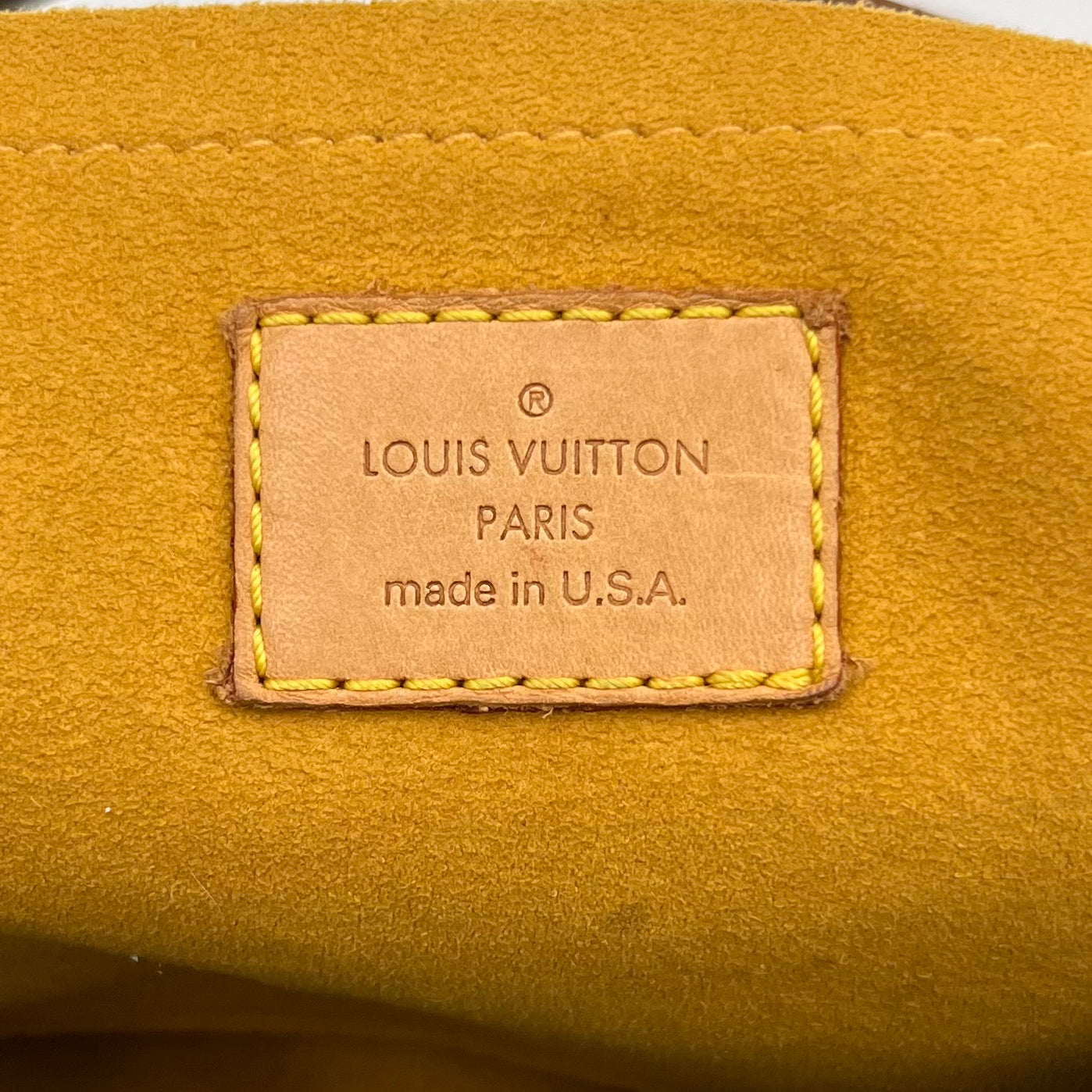 LV Monogram Denim Baggy PM