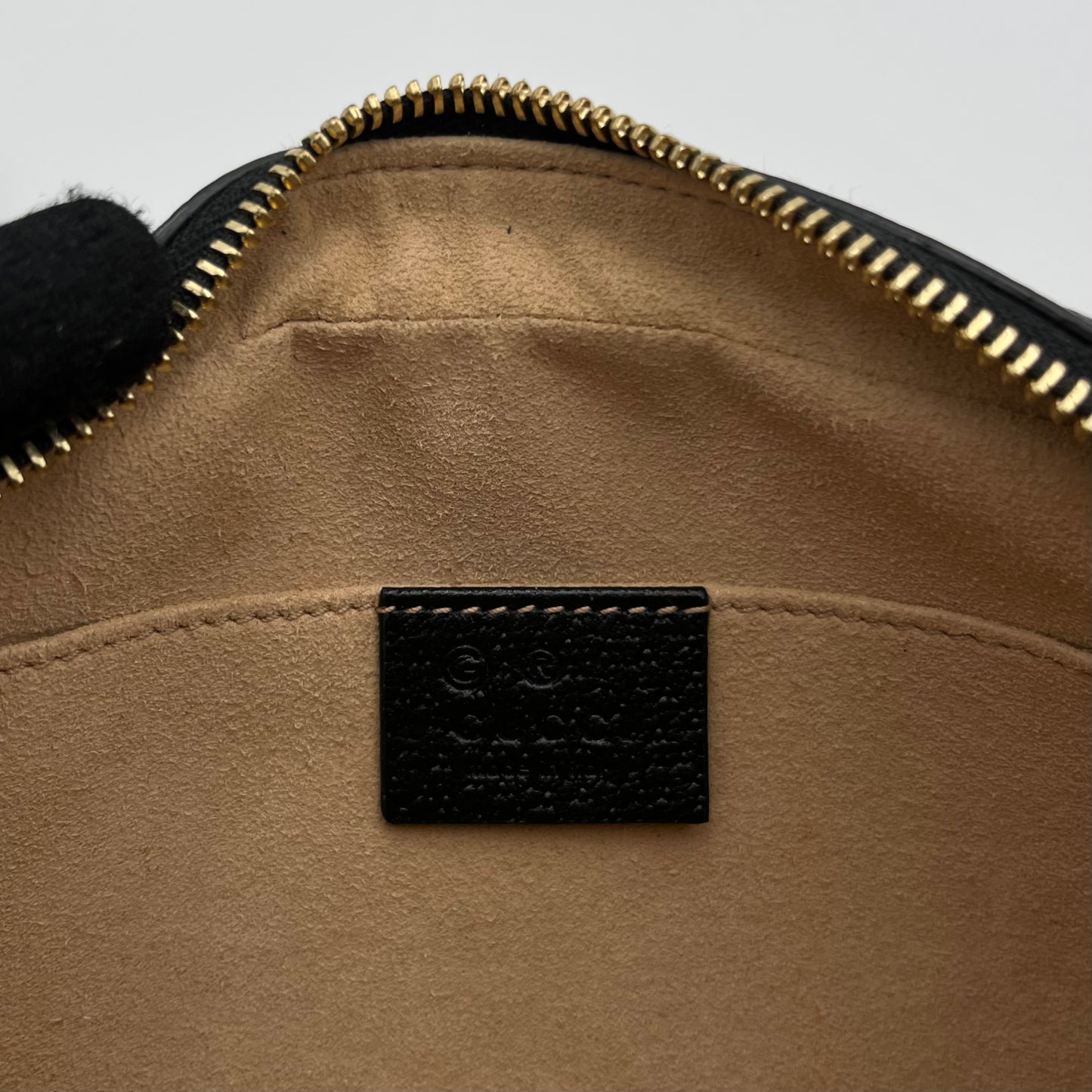 Gucci Black Leather Ophidia Mini Crossbody