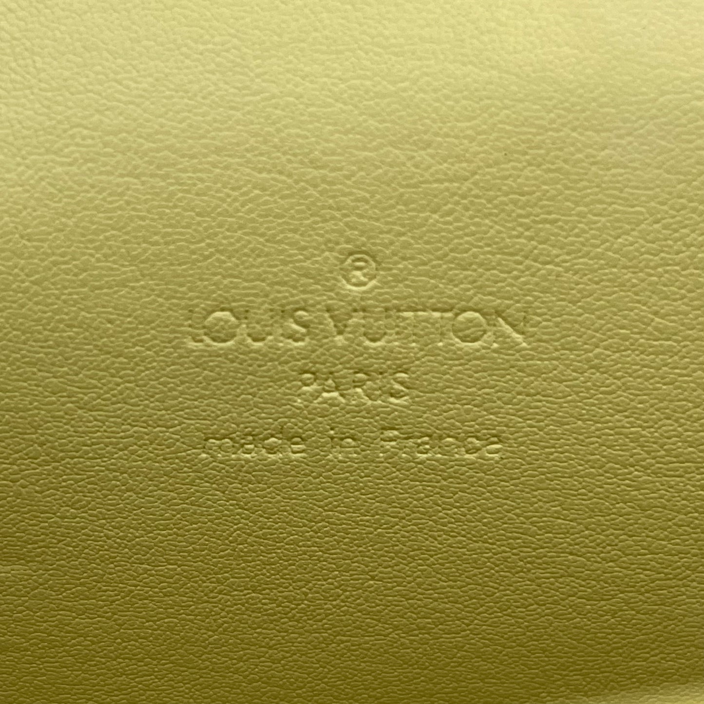 LV Monogram Yellow Vernis Spring Street Handbag