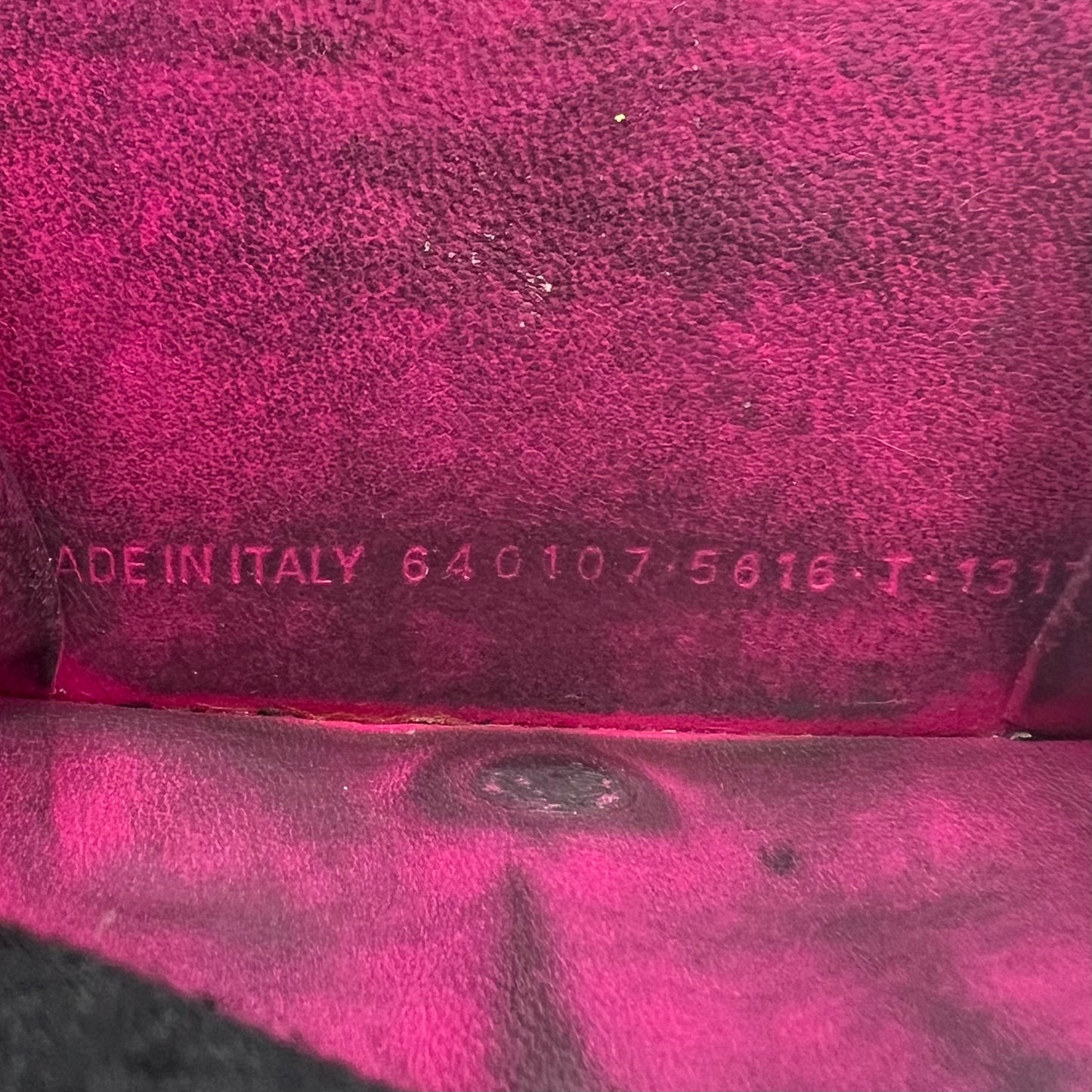 Balenciaga Magenta Pink Neo Classic Mini Trifold Wallet