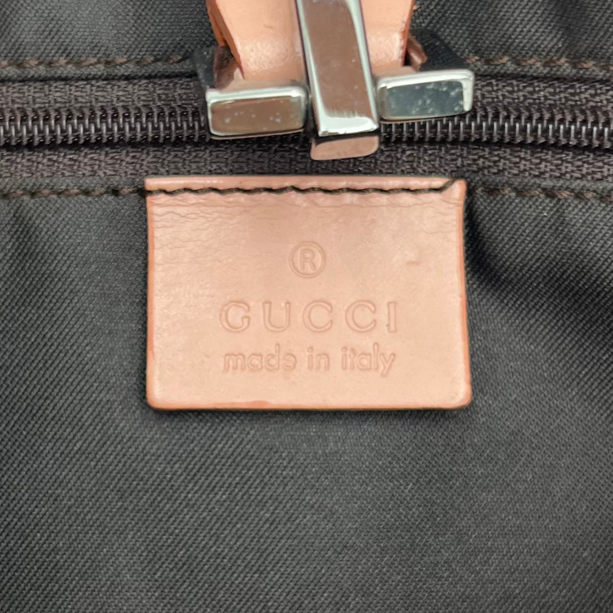 Gucci Pink Monogram Canvas and Leather Jackie