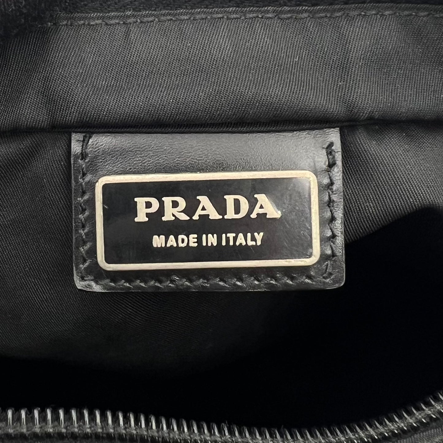 Prada Black Nylon Small Men's Crossbody