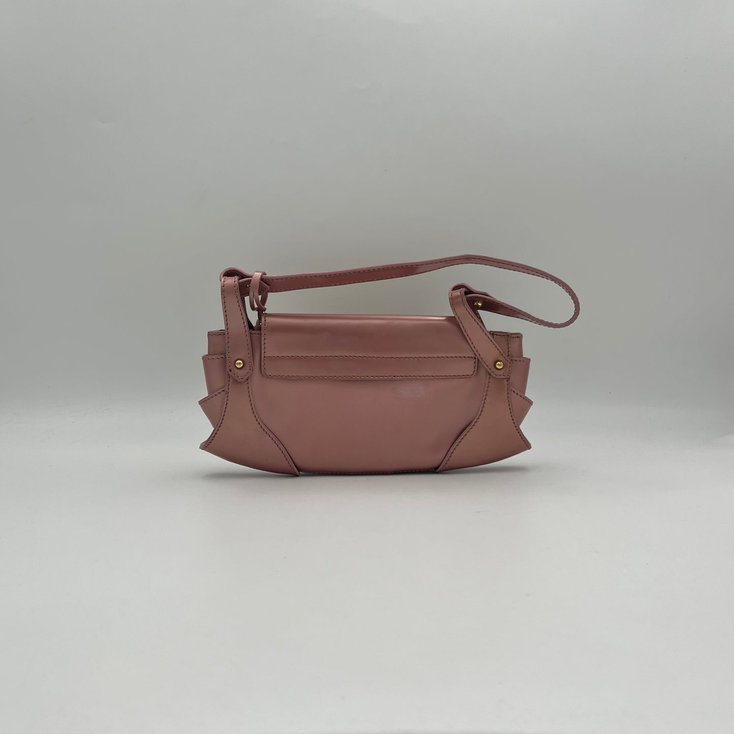 Fendi Pink Multicolor Patent Leather Baguette