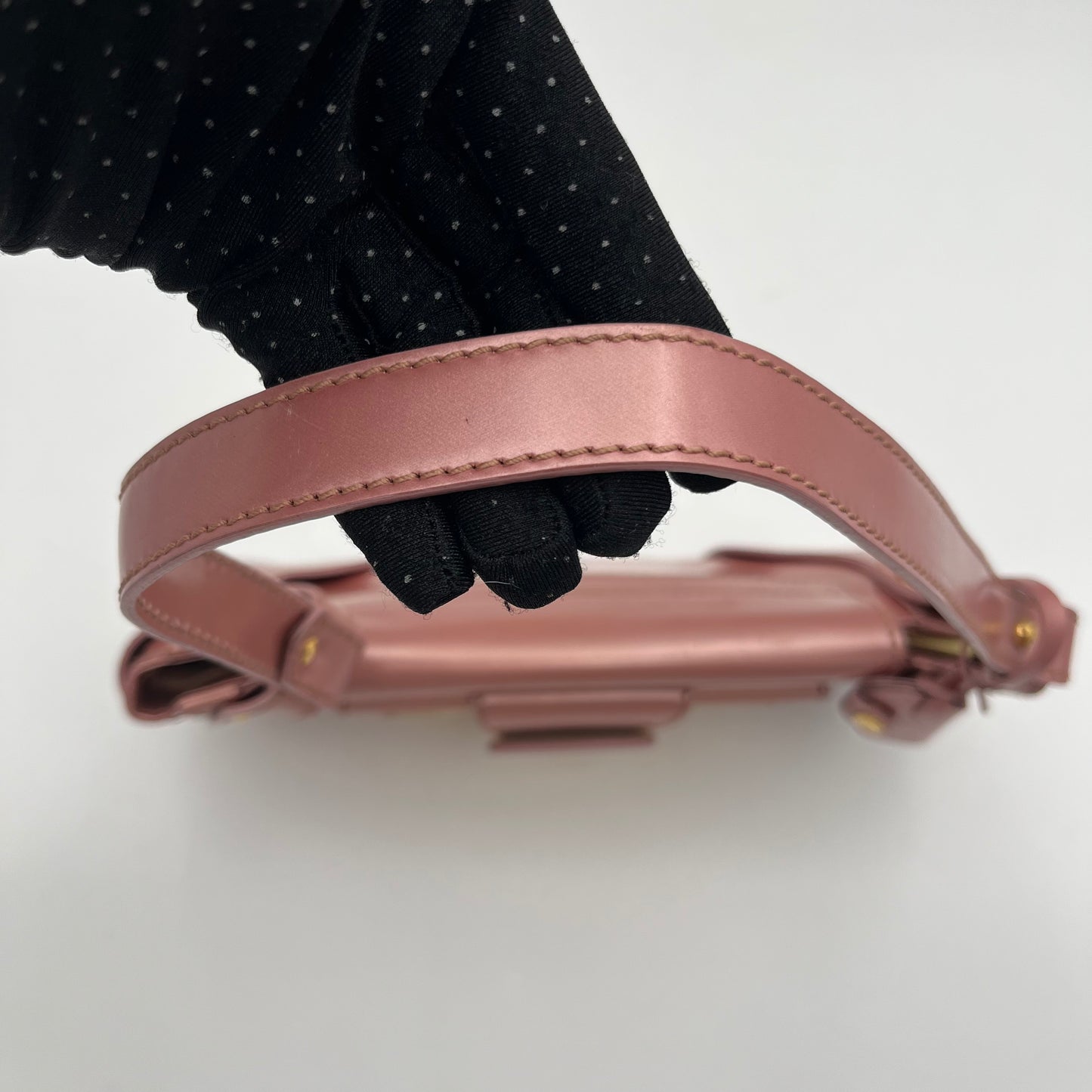 Fendi Pink Multicolor Patent Leather Baguette