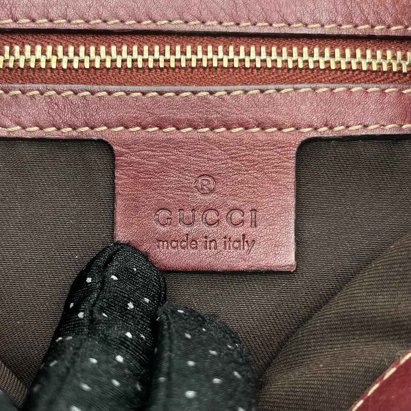 Gucci 85th Anniversary Velvet Horsebit Large Hobo Bag