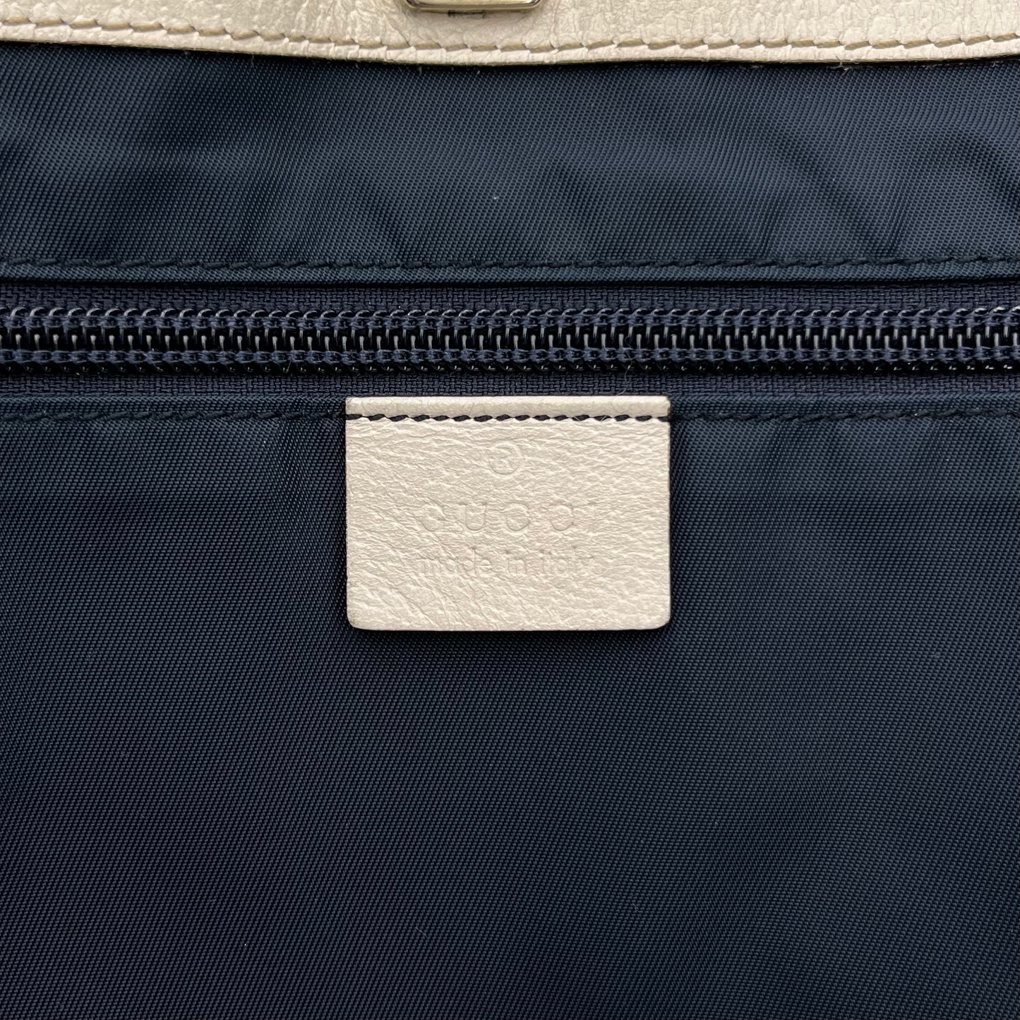 Gucci White Monogram PVC Sherryline Shopper Tote