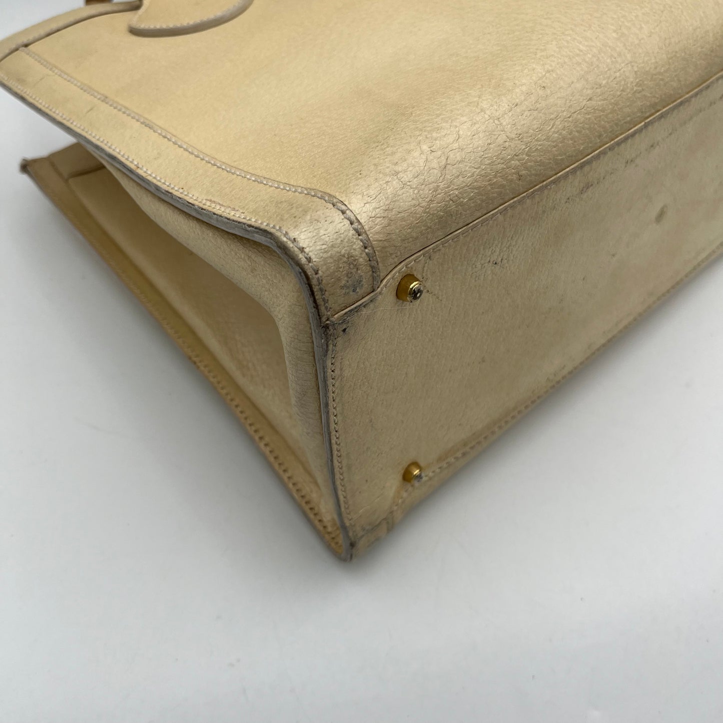 Gucci Vintage Beige Diana Bamboo Handbag