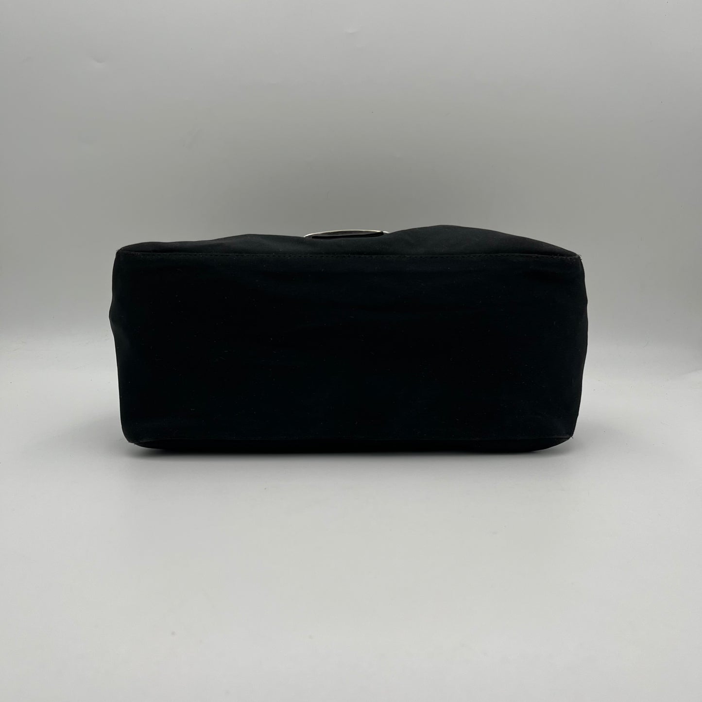 Fendi Black Neoprene Mamma Baguette