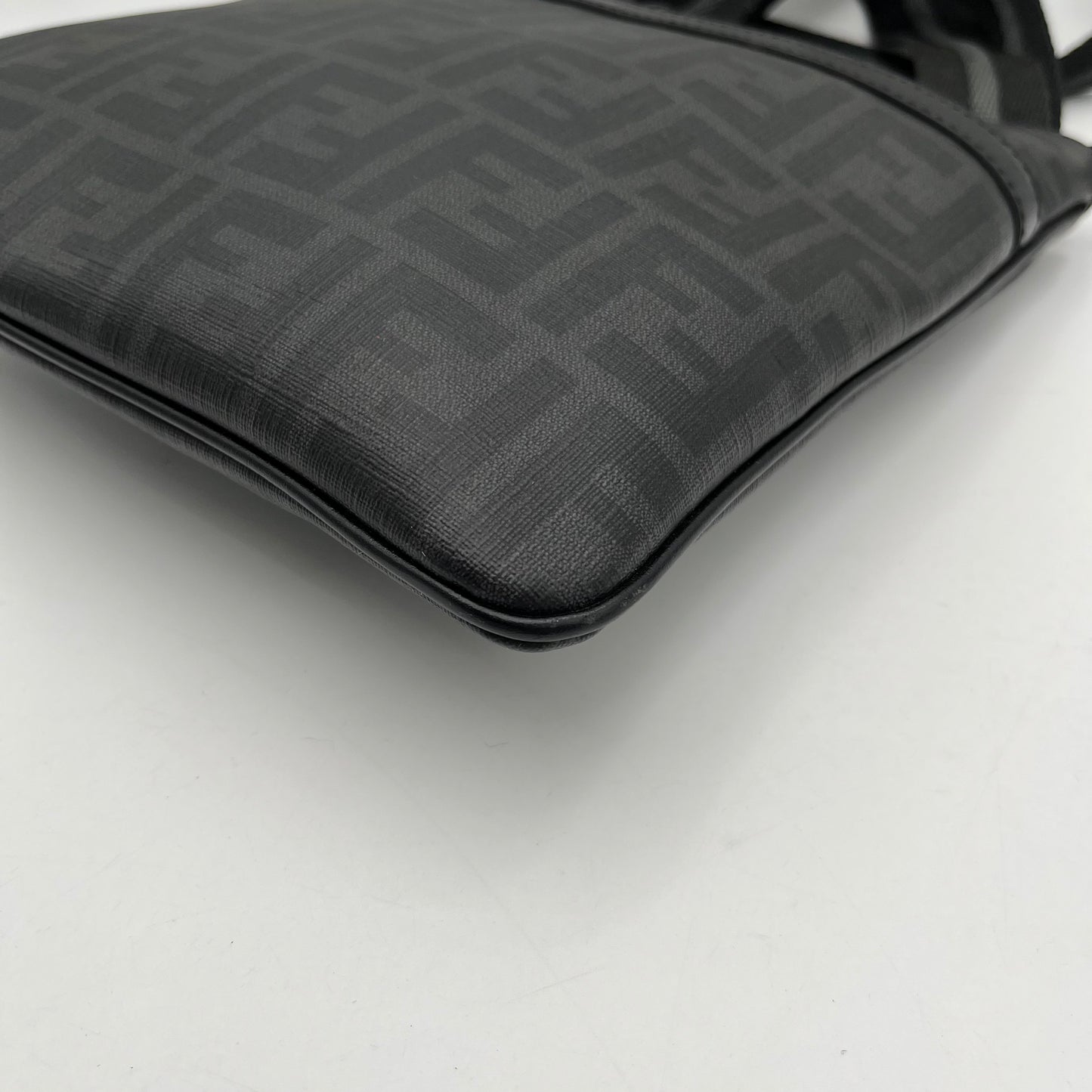Fendi Black Zucca Spalmati Crossbody