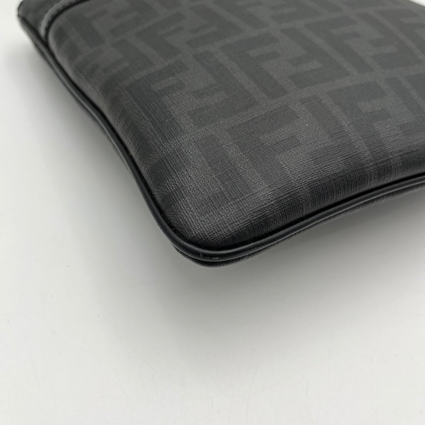 Fendi Black Zucca Spalmati Crossbody