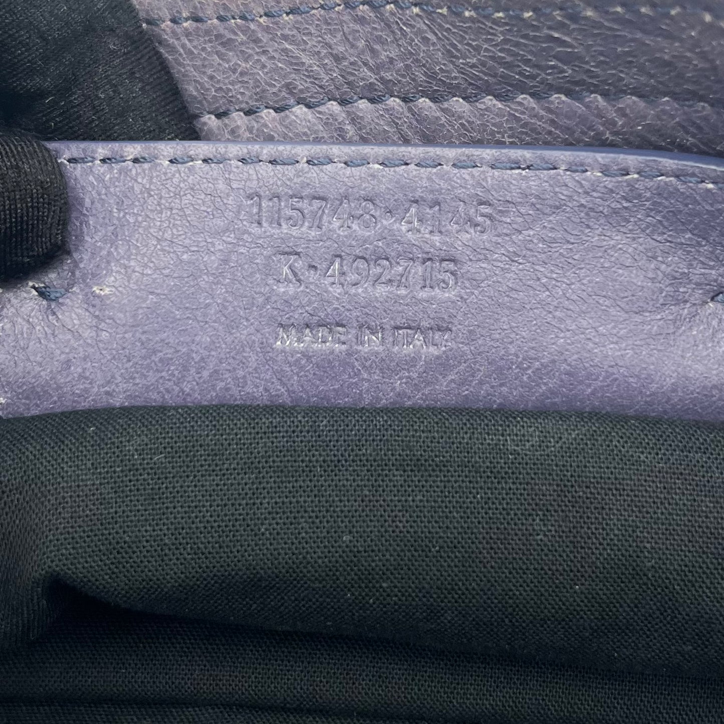 Balenciaga Glycine Lilac Leather Classic First