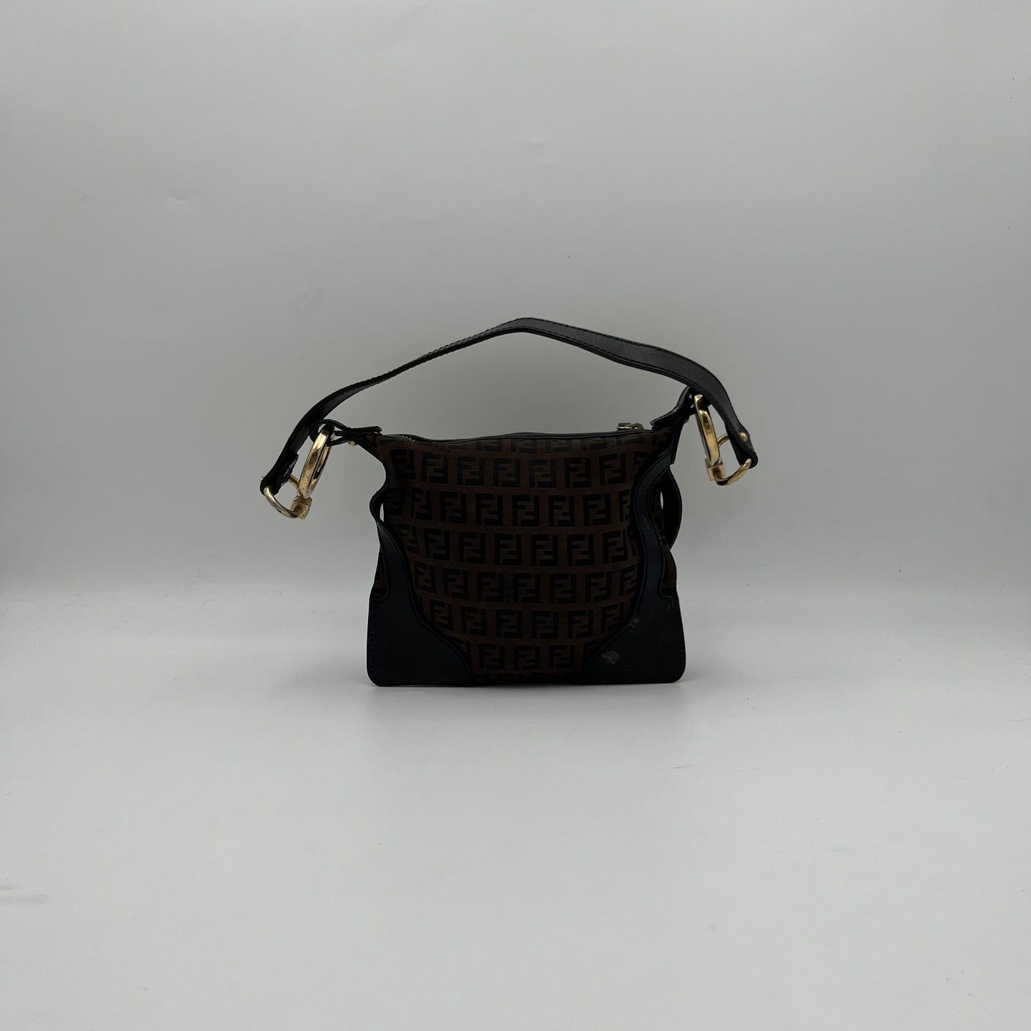 Fendi Dark Brown Zucchino Mini Chef Baguette