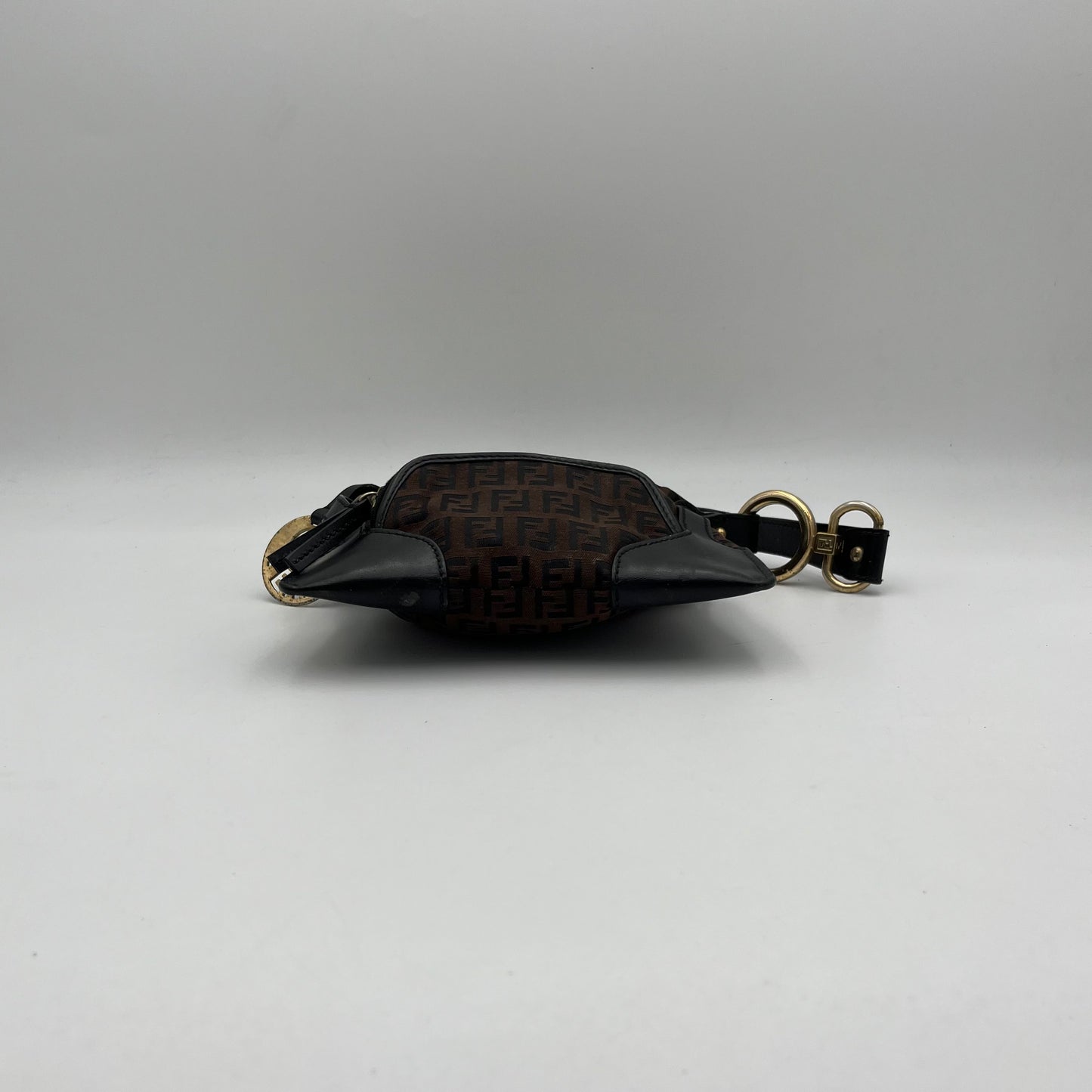 Fendi Dark Brown Zucchino Mini Chef Baguette