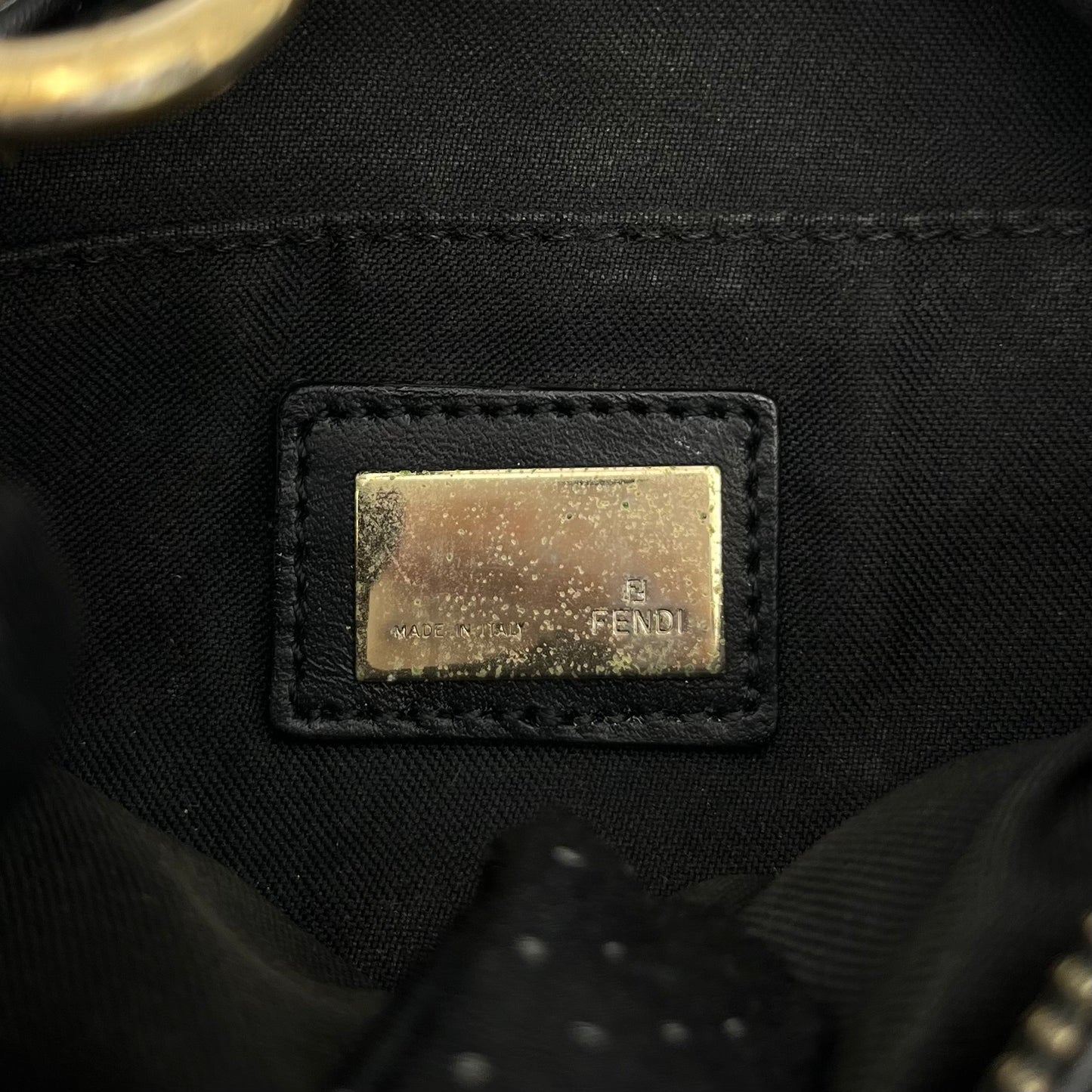 Fendi Dark Brown Zucchino Mini Chef Baguette