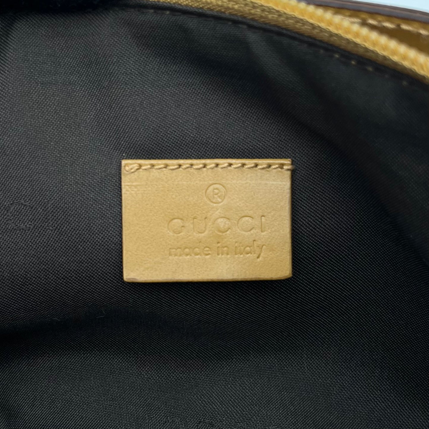 Gucci Yellow Suede Boat Pochette