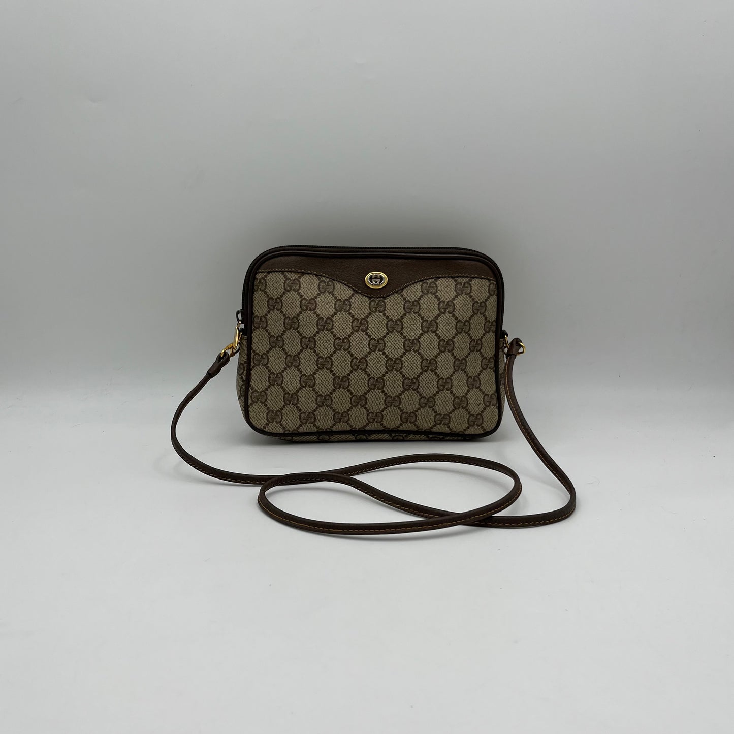 Gucci Monogram PVC Rectangle Crossbody