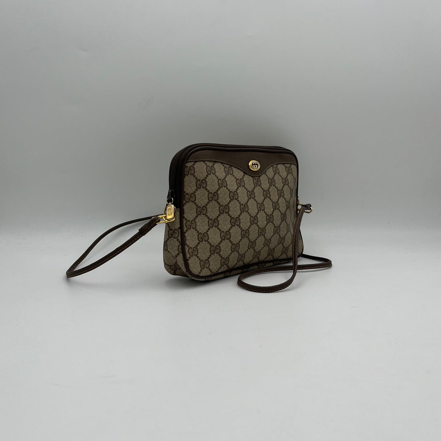 Gucci Monogram PVC Rectangle Crossbody