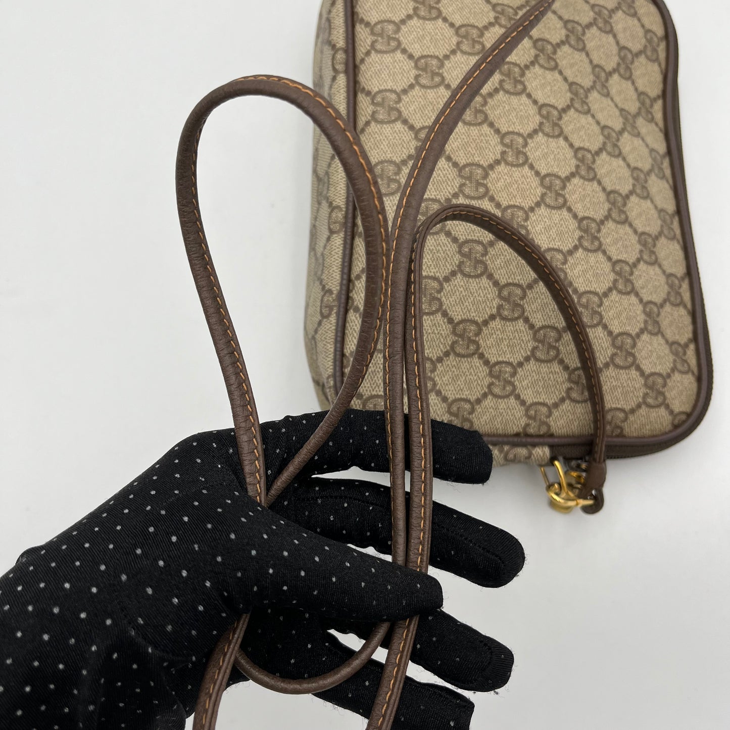 Gucci Monogram PVC Rectangle Crossbody
