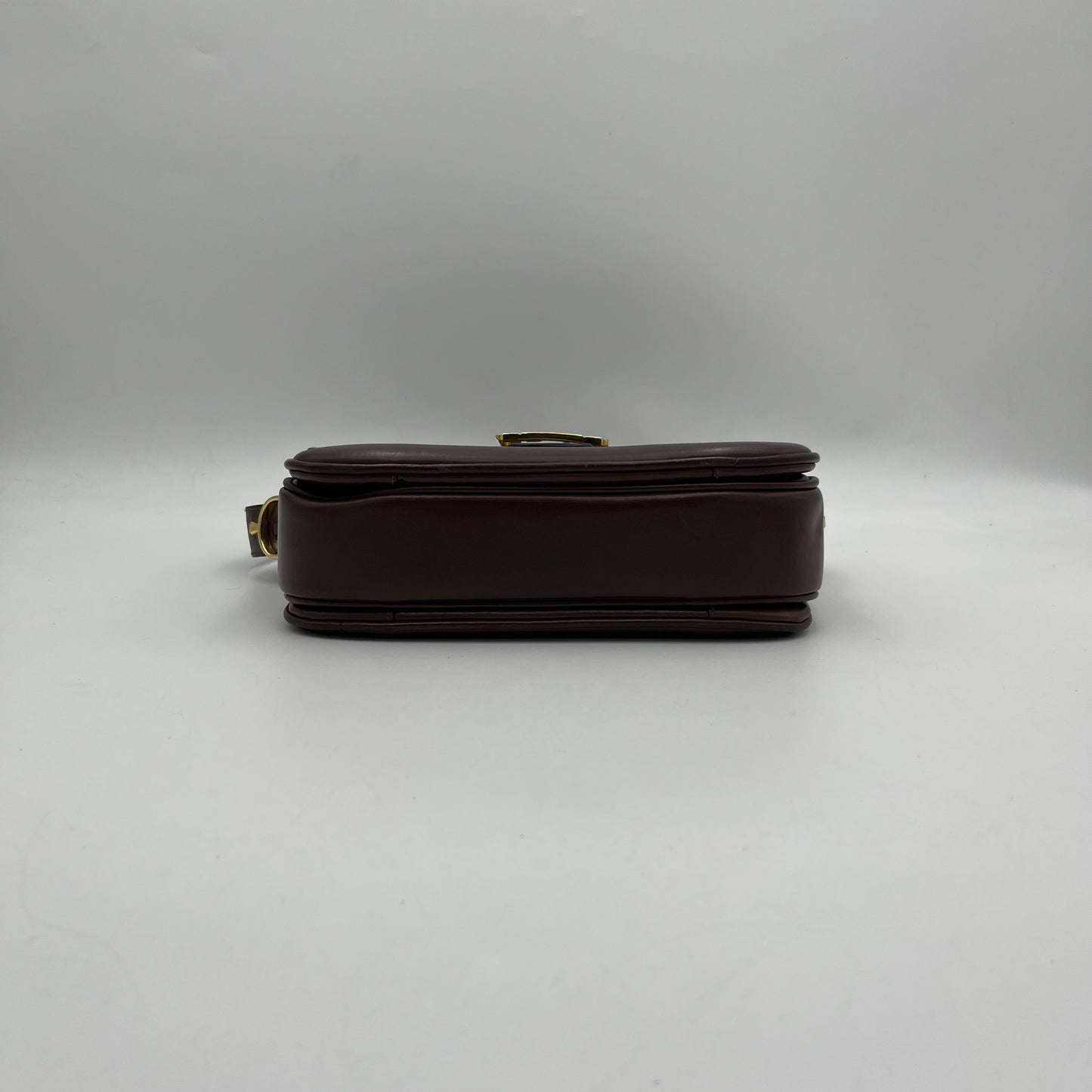Celine Paris Macadam Brown Leather Horse Carriage Box Bag
