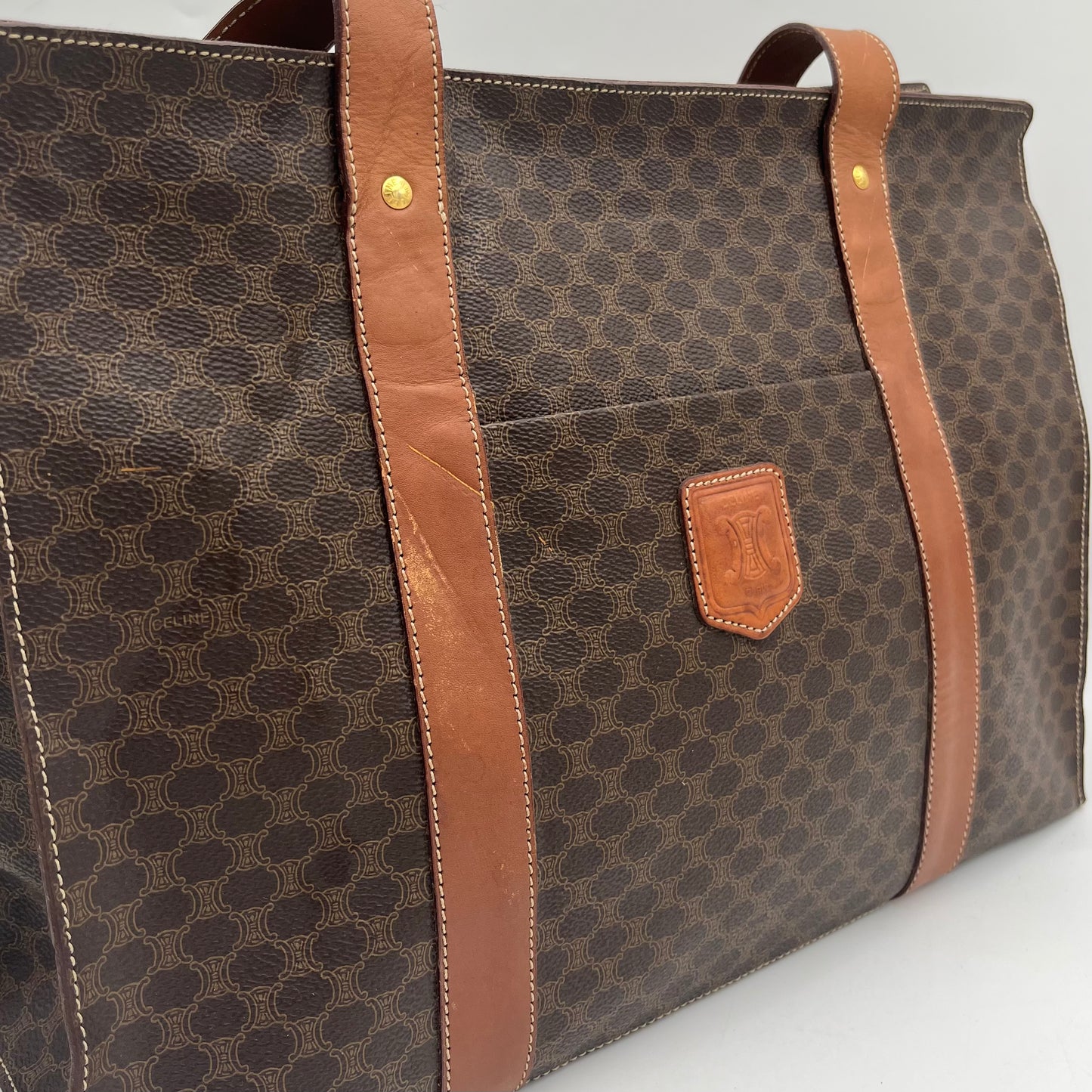 Celine Paris Macadam Tote Bag