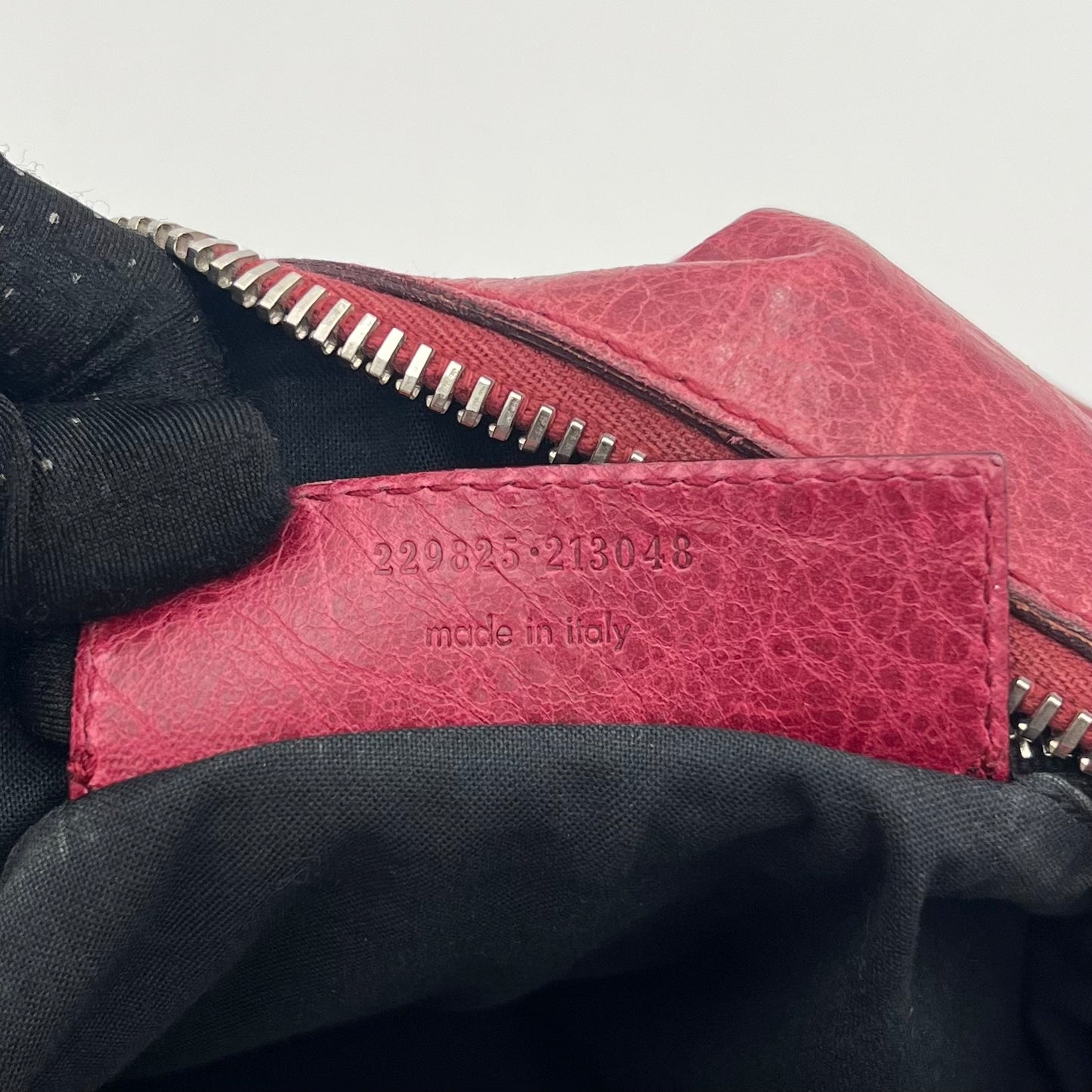 Balenciaga Burgundy Leather Giant Brogues Hardwares Day Hobo Bag