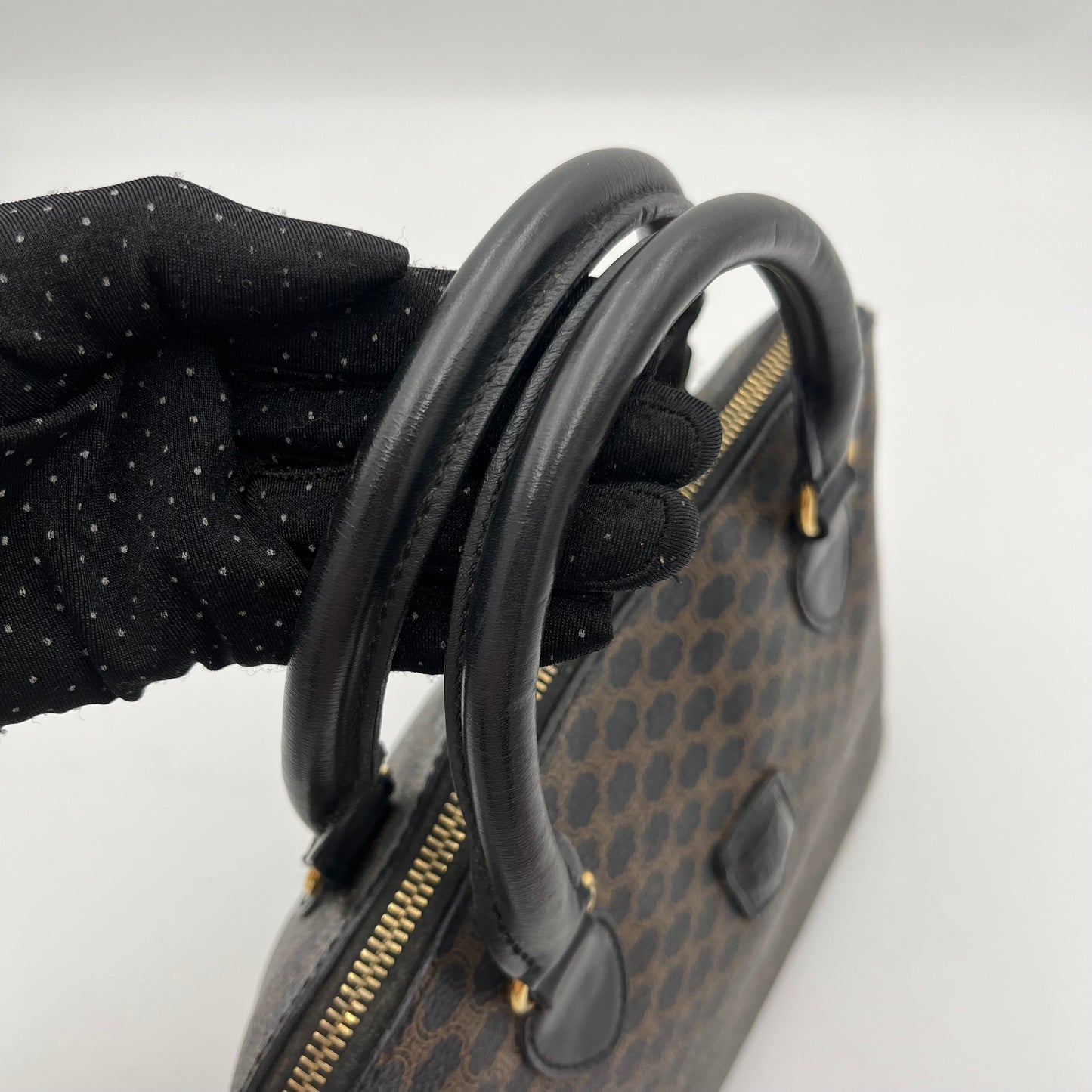 Celine Paris Black Macadam Alma