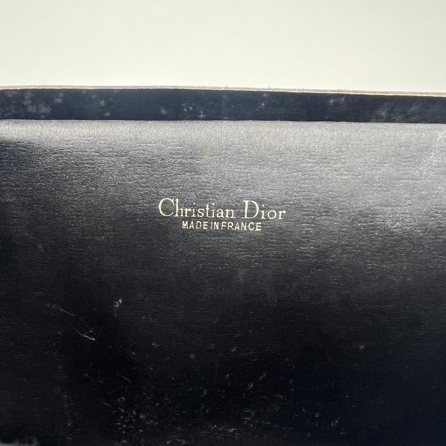 Christian Dior Blue Oblique Canvas CD Logo Full Flap Chain Bag