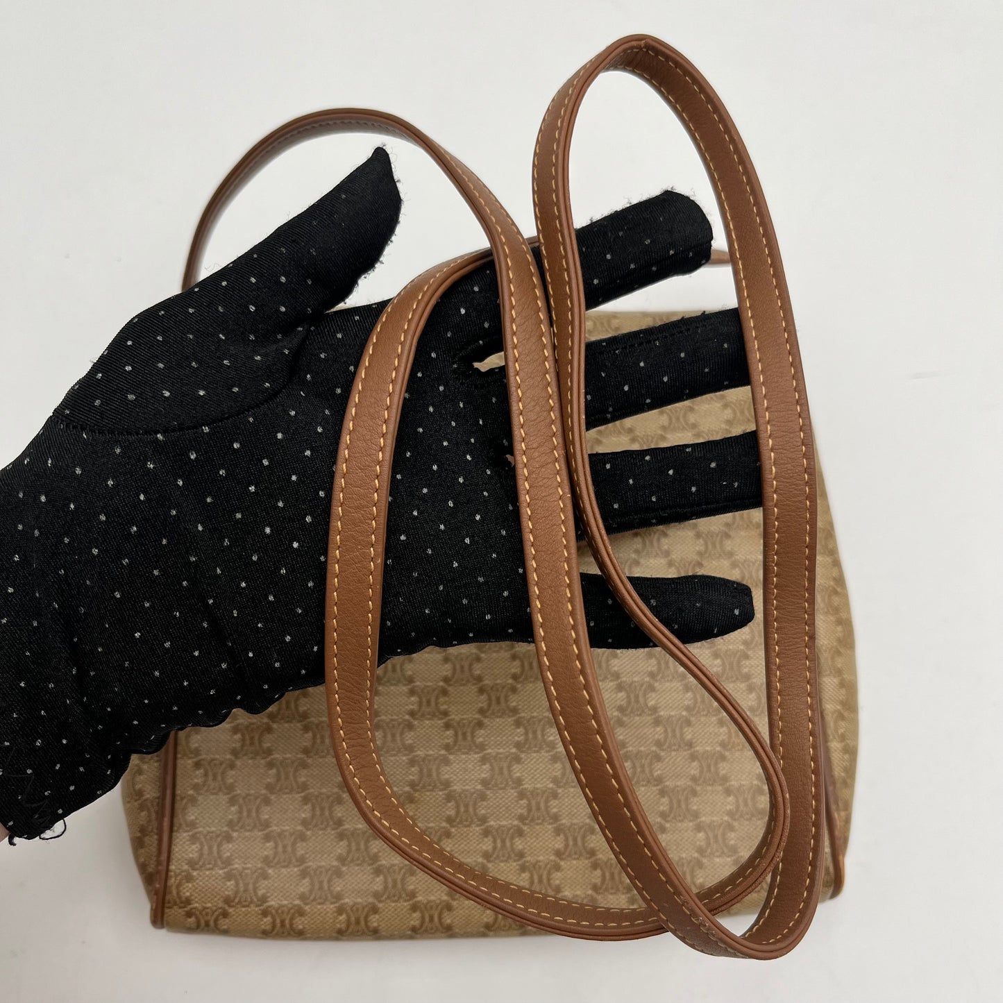 Celine Paris Macadam PVC Small Flap Crossbody