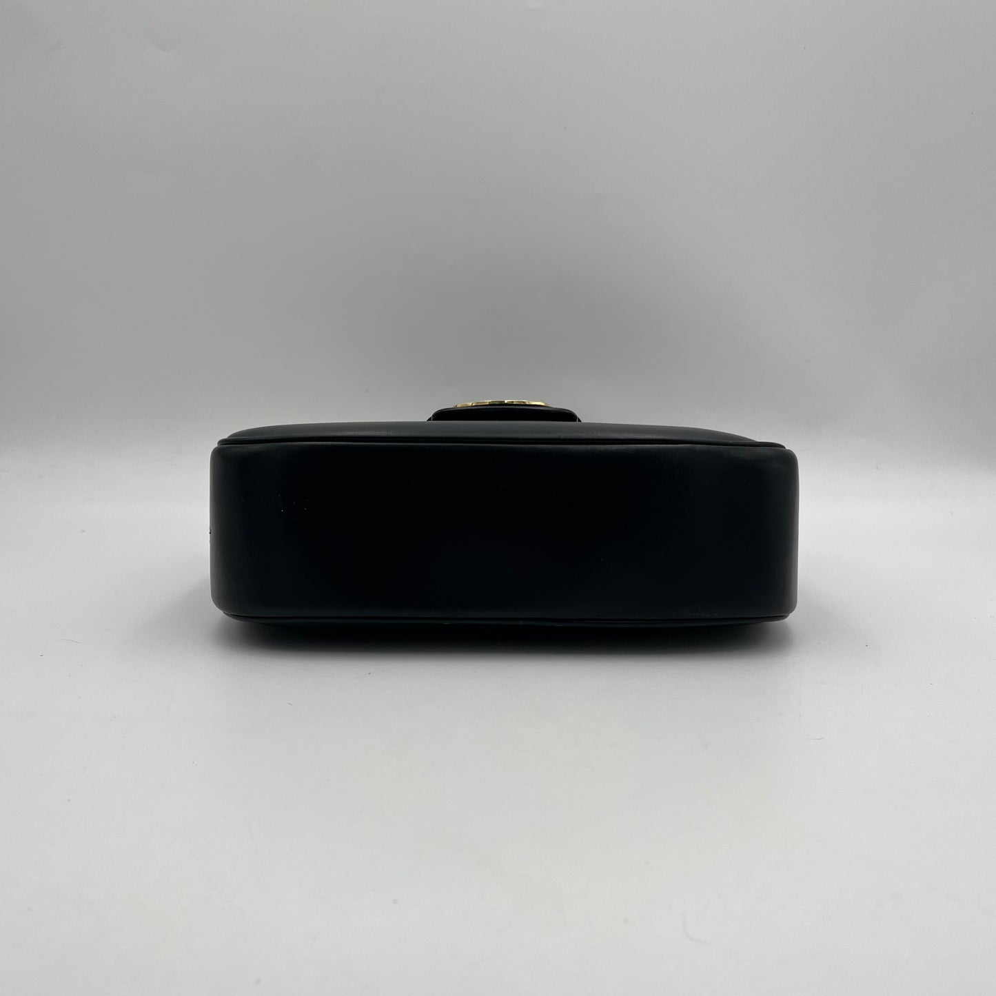 Celine Paris Triomphe Dark Blue Leather Box Shoulder Bag